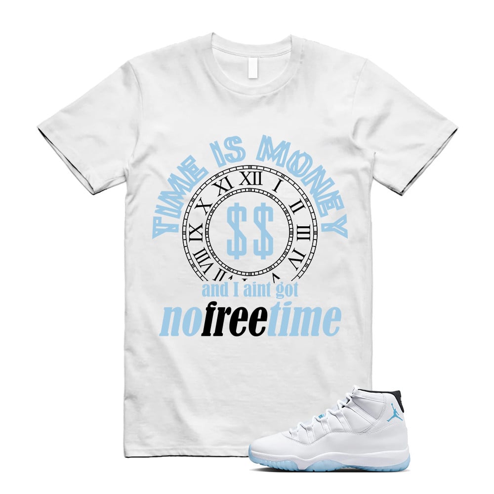 FREE TIME Shirt, Jordan 11 Legend Blue Matching T-Shirt, Sneaker Match Tees