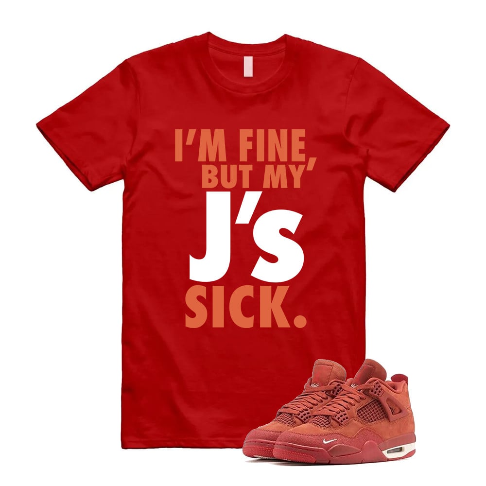 Loversâ?? Sick Jâ??s Shirt To Match Jordan 4 Brick by Brick Sneaker Matching T-Shirt, Sneaker Match Tees
