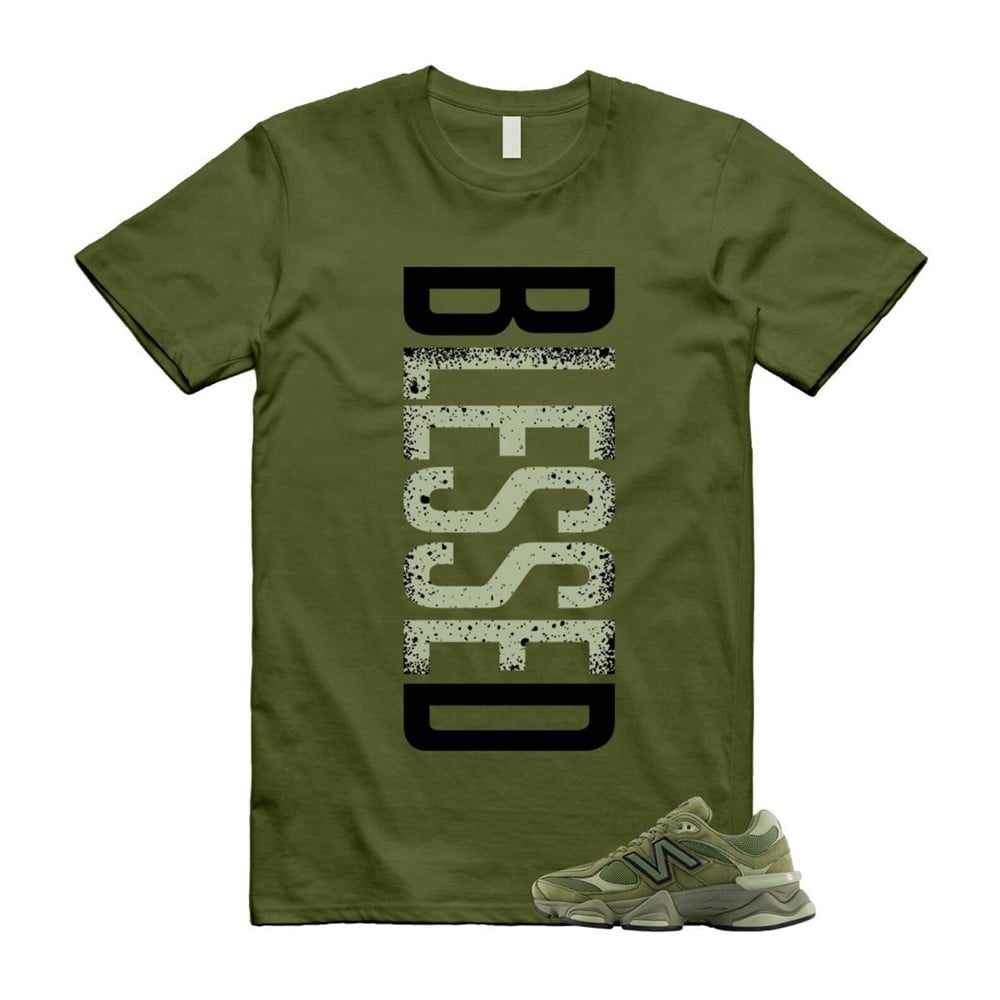 VERTBLS Shirt To Match 9060 Dark Olivine Green Olive T-Shirt, Sneaker Match Tees