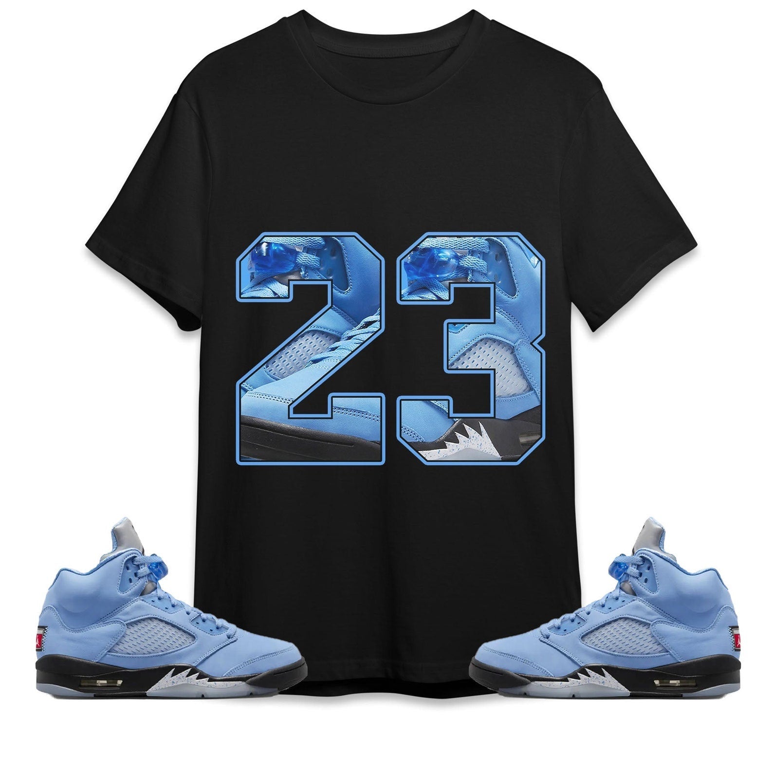 Number 23 CM5 Unisex Shirt Match Jordan 5 University Blue T-Shirt, Sneaker Match Tee