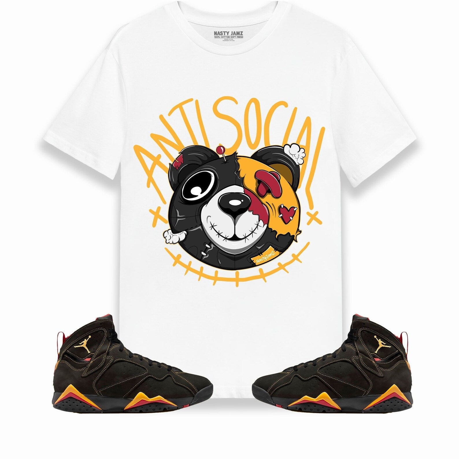 Atsc Head Ber Unisex Shirt Match Jordan 7 Retro Citrus T-Shirt, Sneaker Match Tee