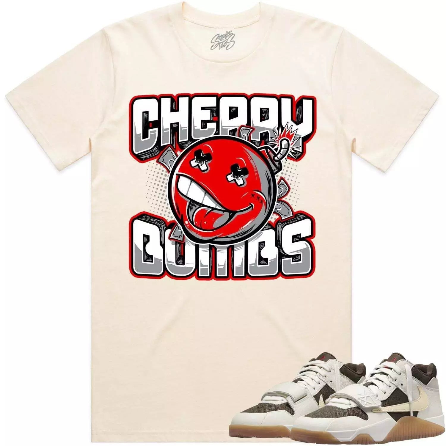 Sassy Classy Bougie Nasty Sneaker Shirt Made To Dunks High White Picante Red T-Shirt, Sneaker Match Tee