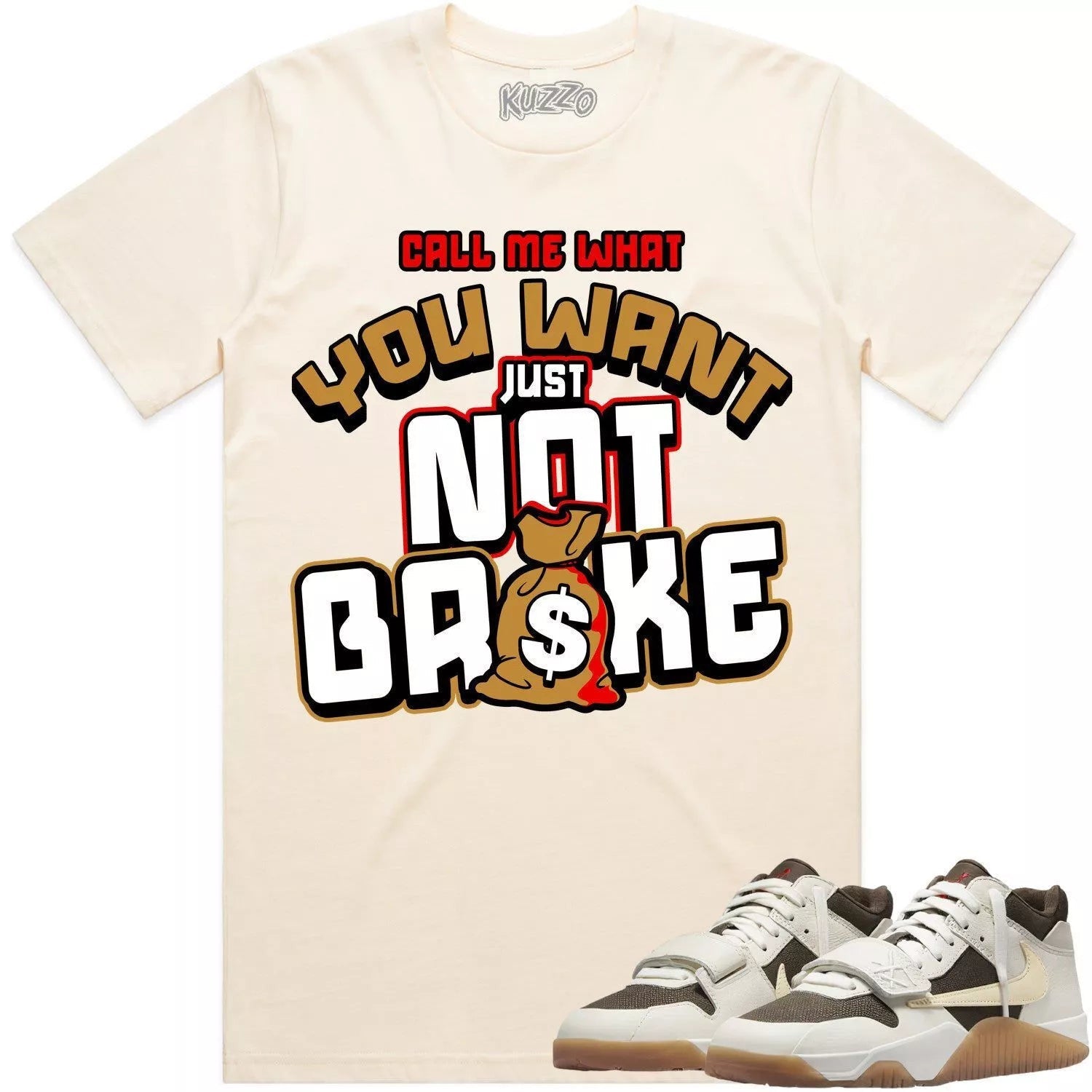 Trap Is Life Sneaker Shirt Made To Dunks High White Picante Red T-Shirt, Sneaker Match Tee