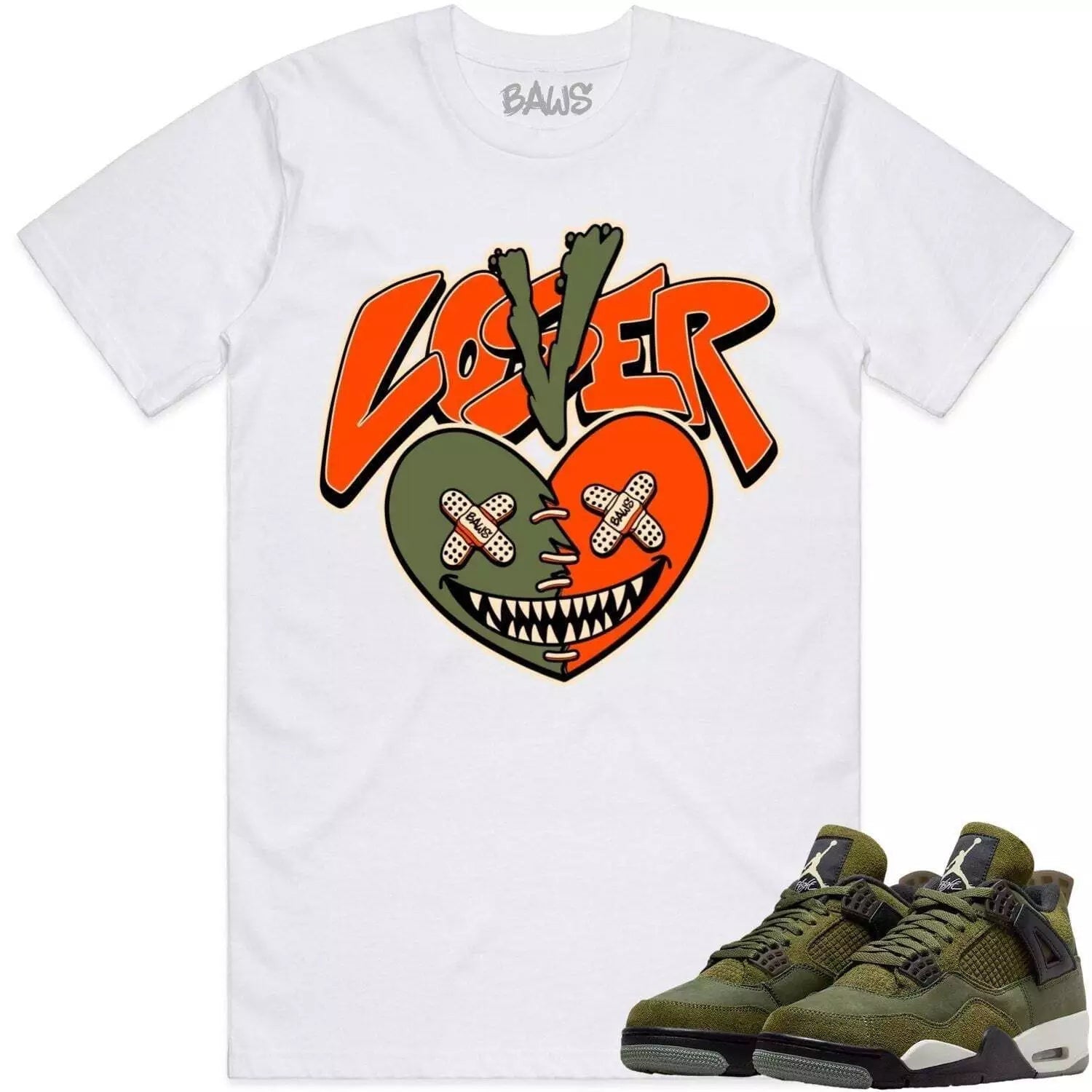 Stay True Utility Shirt Dark to Match Air Trainer 1 Utility SP / DH7338-001 T-Shirt, Sneaker Match Tee