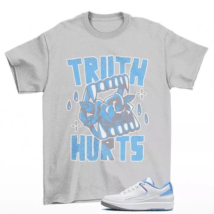 Truth Shirt Grey to Match Jordan 2 Retro Low UNC DV9956-104 T-Shirt, Sneaker Match Tee