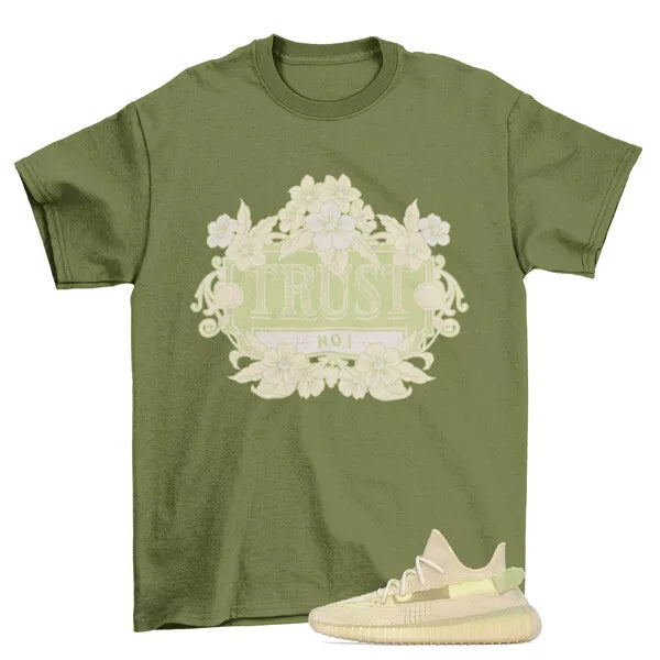 No Trust Flax Sneaker Shirt to Match Yeezy Boost 350 v2 Flax T-Shirt, Sneaker Match Tee
