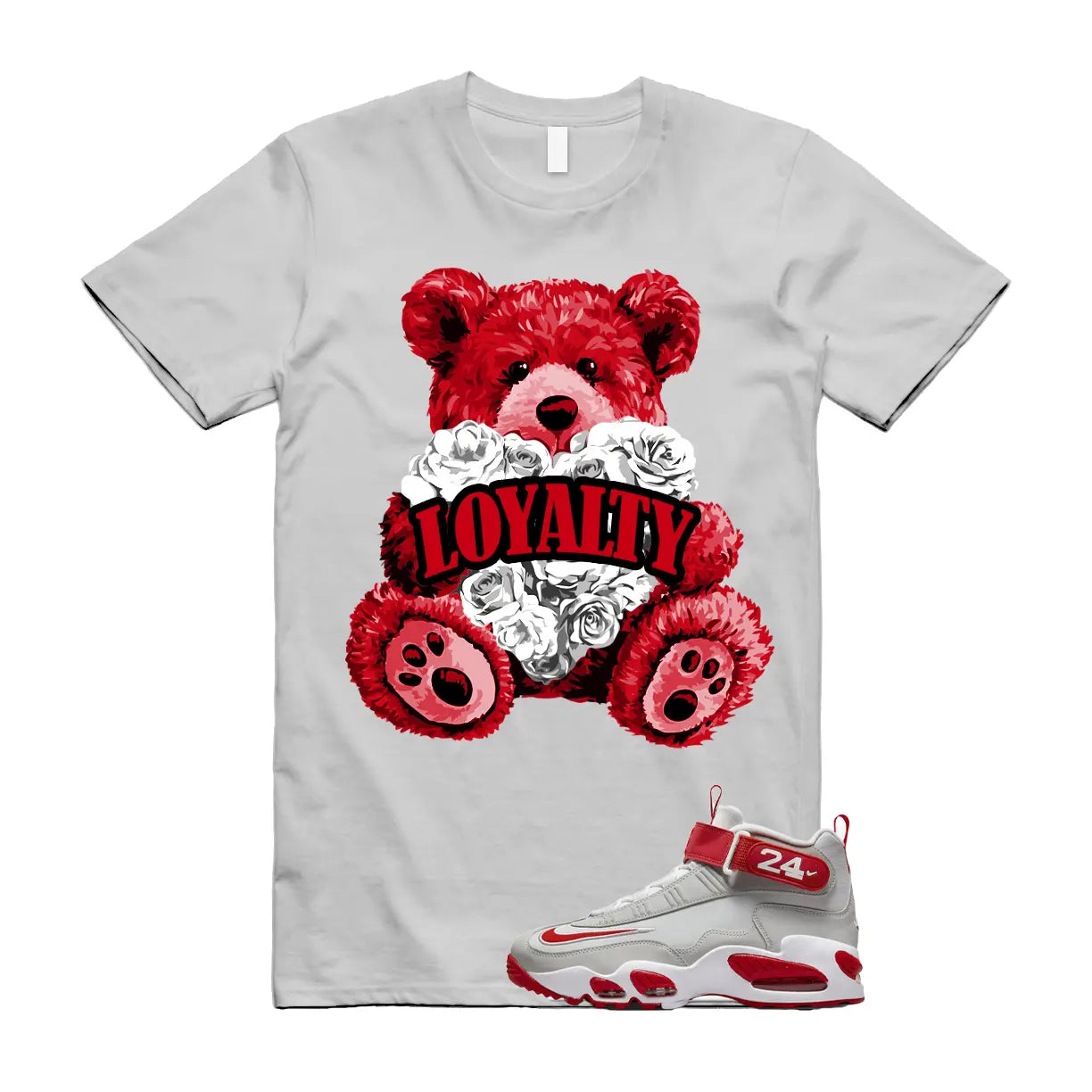 LYLTY Shirt to match N Air Griffey Max1 Cincinnati Reds Pure Platinum University T-Shirt, Sneaker Match Tee