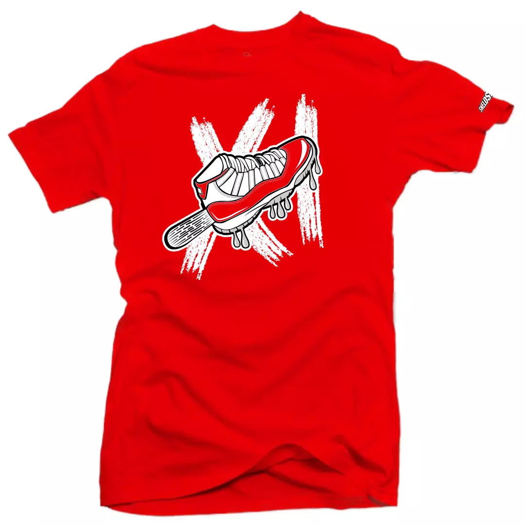 Shirt To Match Jordan 11 Cherry Varsity Red - Ice Cream Air Sneaker Tees T-Shirt, Sneaker Match Tee