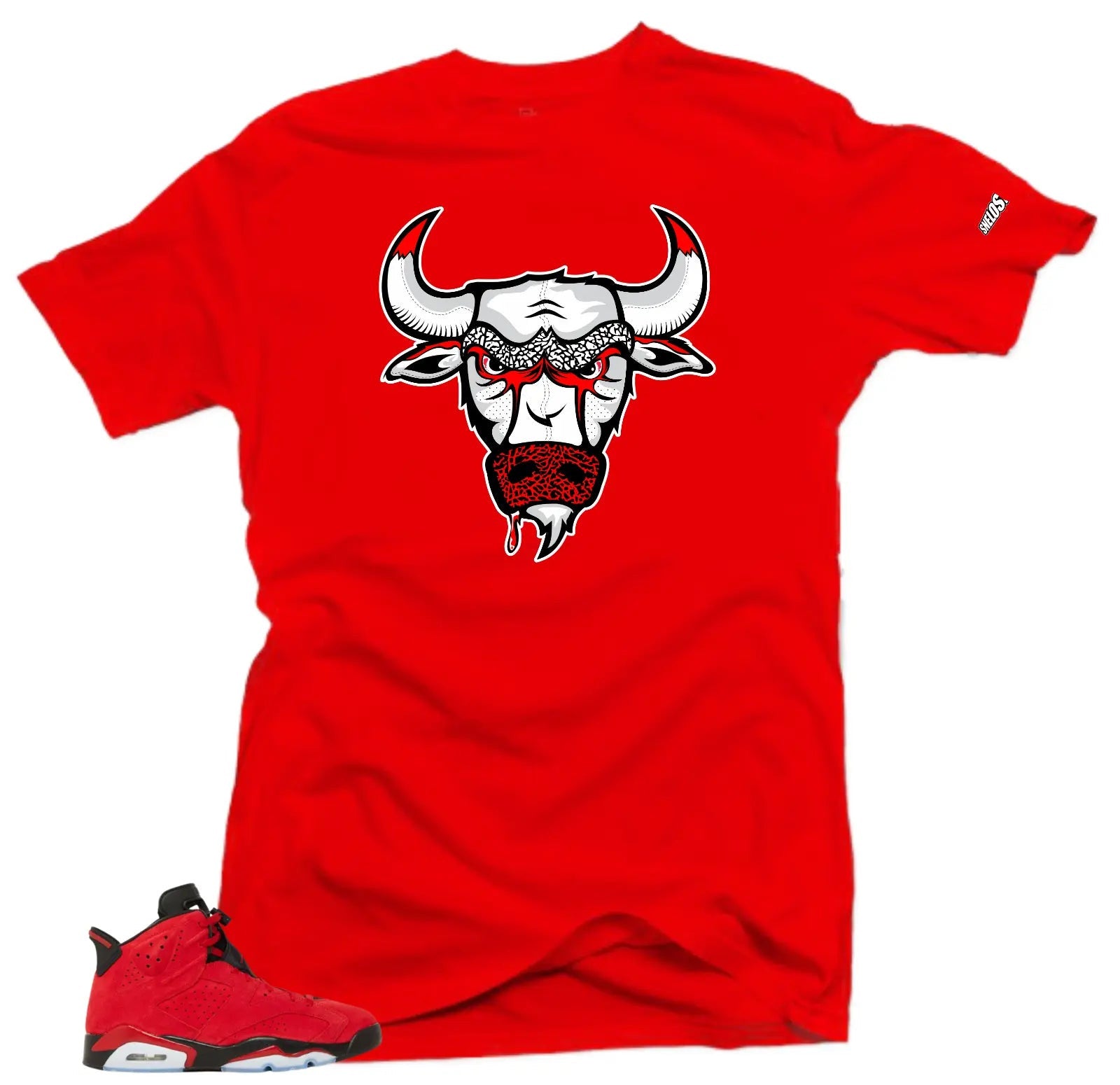 Shirt To Match Jordan 6 Toro Bravo Bull Sneaker tee T-Shirt, Sneaker Match Tee