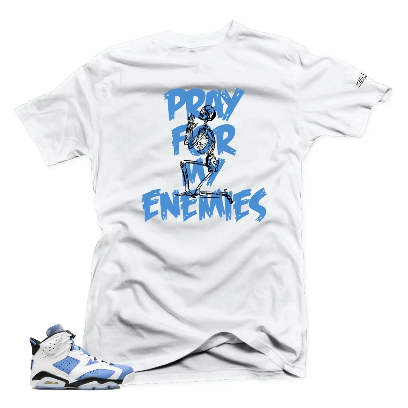 Shirt To Match Jordan 6 UNC University Blue-Enemies Sneaker Tees T-Shirt, Sneaker Match Tee