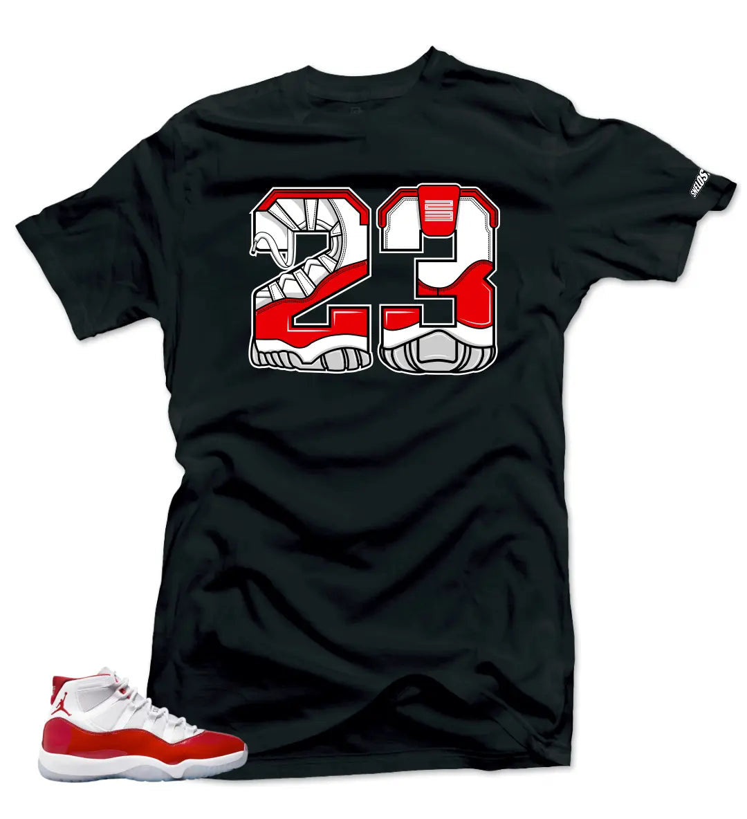 Shirt To Match Jordan 11 Cherry Varsity Red - 23 Air Sneaker Tees T-Shirt, Sneaker Match Tee