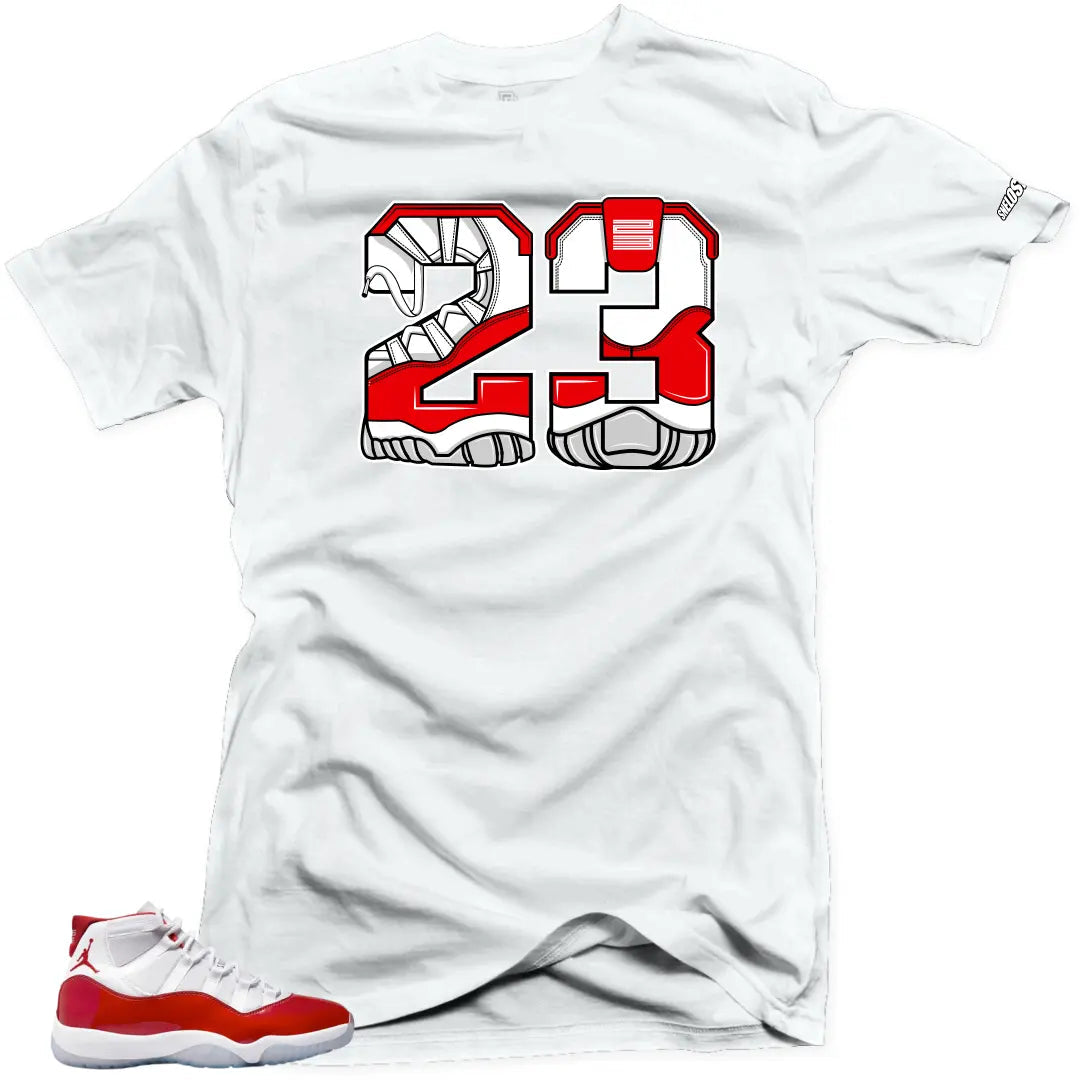 Shirt To Match Jordan 11 Cherry Varsity Red - 23 Air Sneaker Tees T-Shirt, Sneaker Match Tee