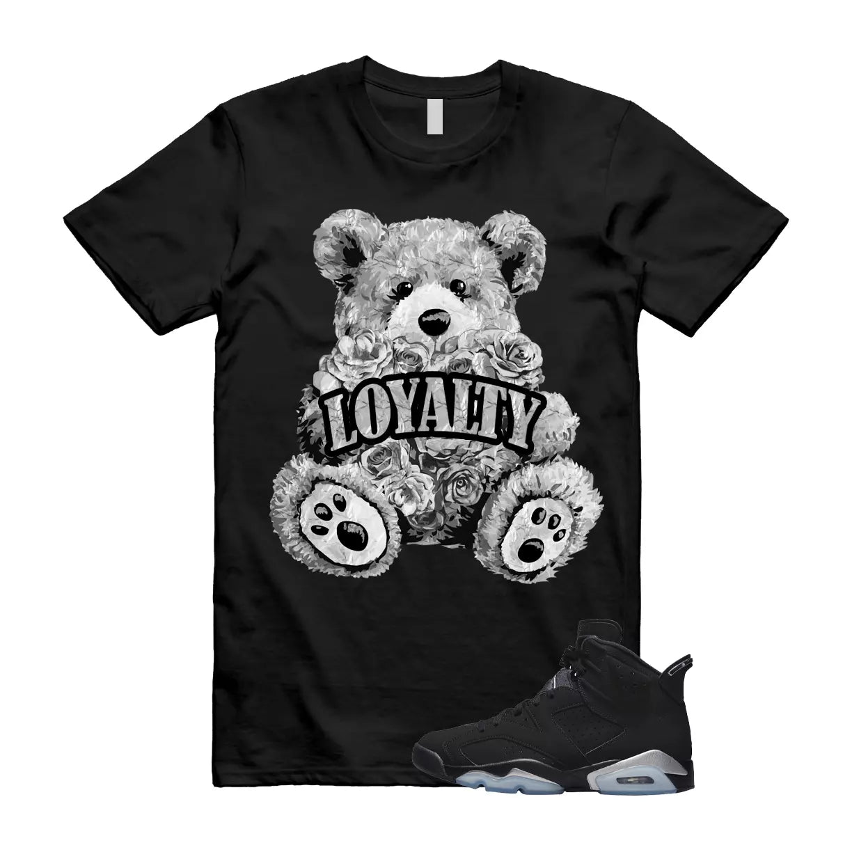 LYLTY Shirt to match Jordan 6 Retro Chrome Metallic Silver Slated Translucent OG T-Shirt, Sneaker Match Tee
