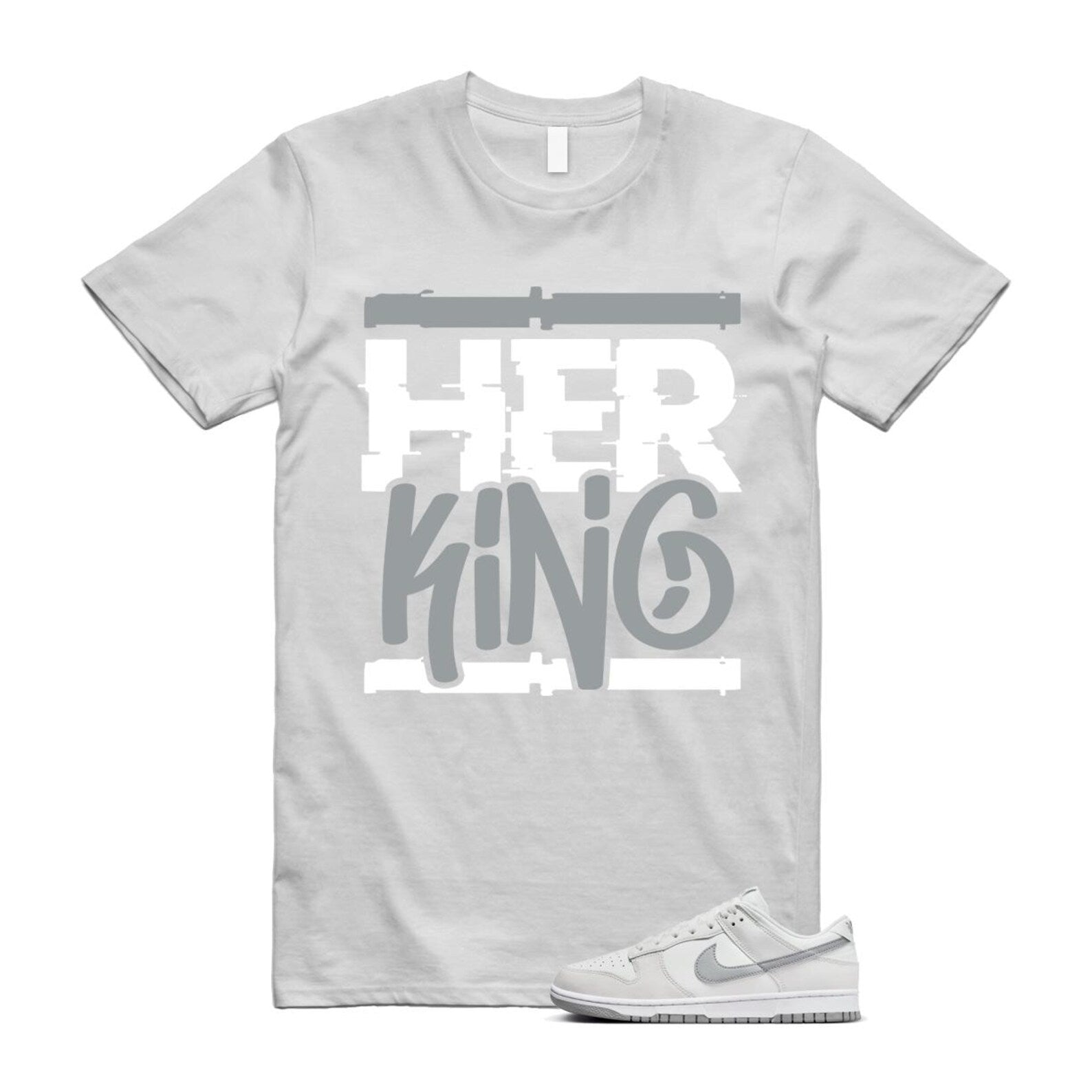 Dunk Summit White Light Smoke Grey Platinum Tint Low Retro T Shirt Match HK T-Shirt, Sneaker Match Tee