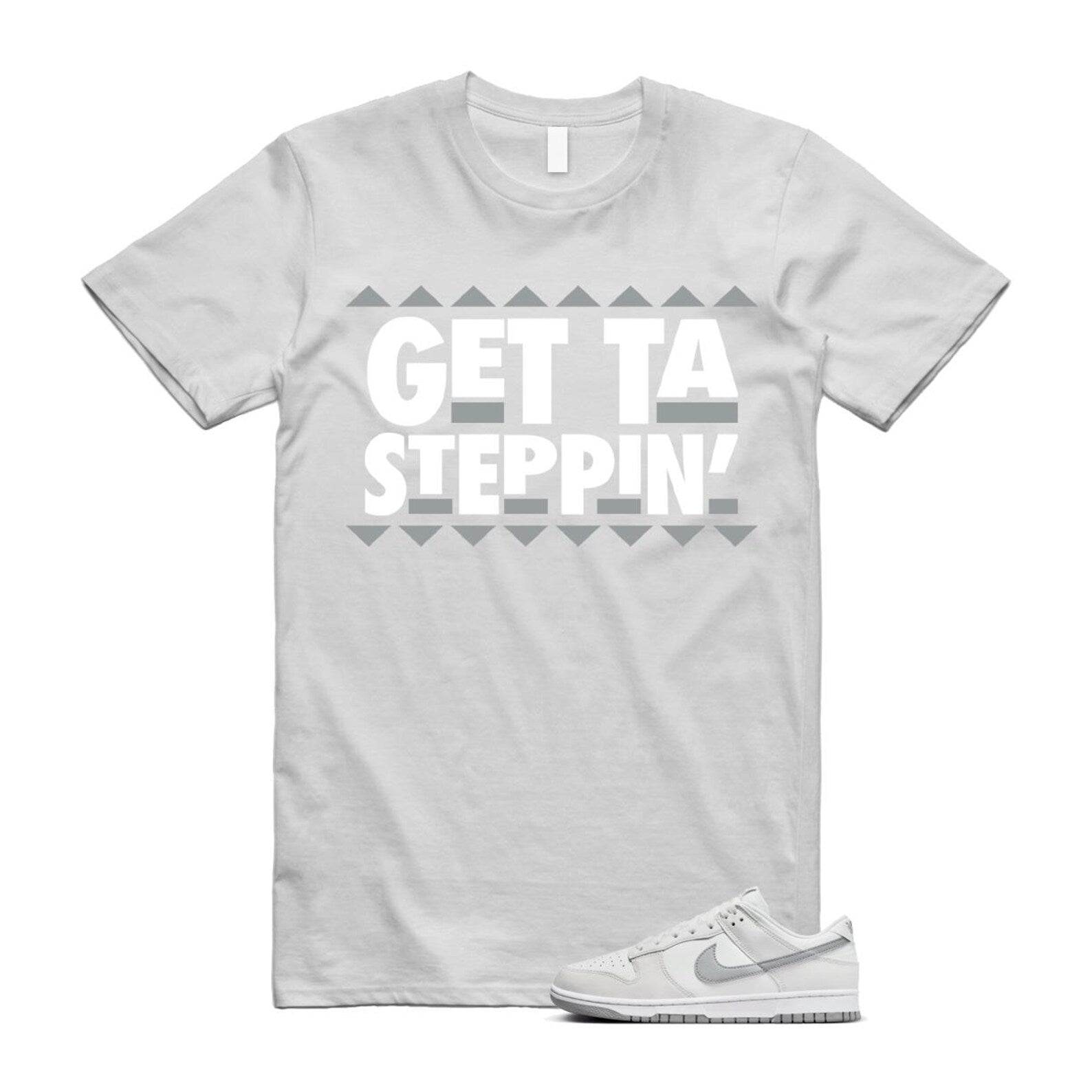 Dunk Summit White Light Smoke Grey Platinum Tint Low Retro T Shirt Match GET T-Shirt, Sneaker Match Tee
