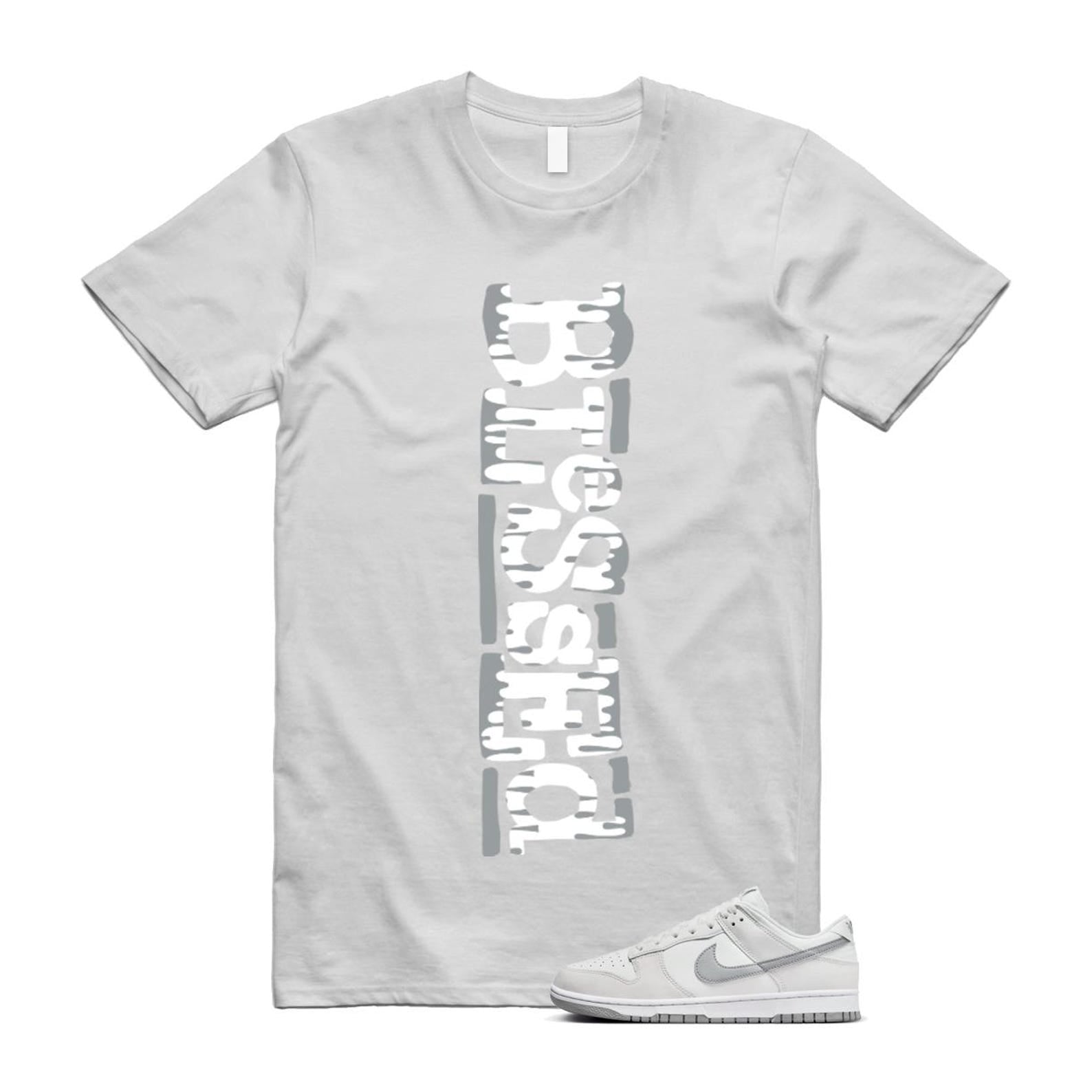 Dunk Summit White Light Smoke Grey Platinum Tint Low Retro T Shirt Match B2 T-Shirt, Sneaker Match Tee