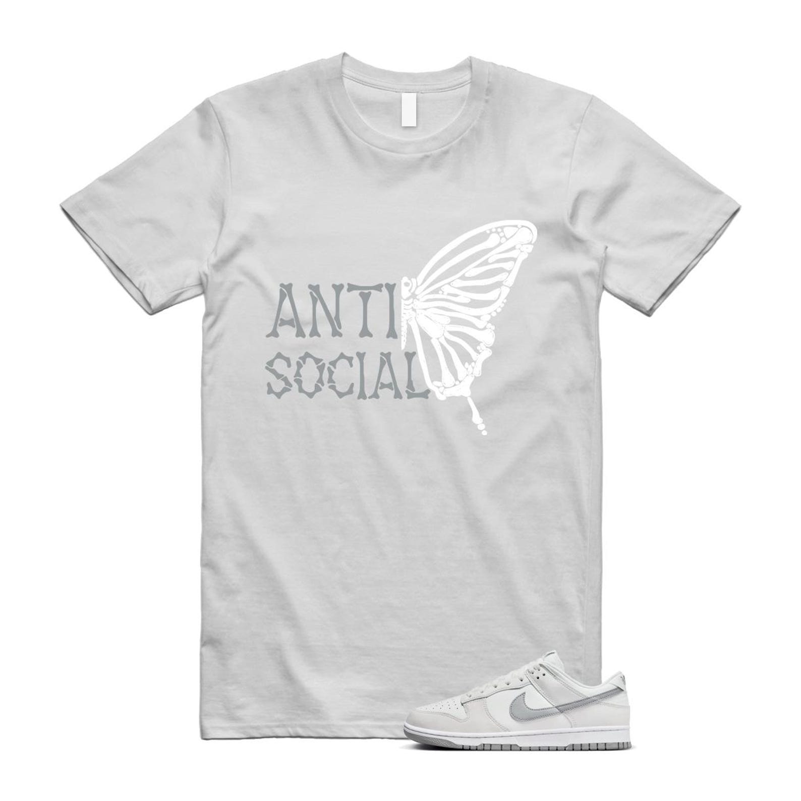 Dunk Summit White Light Smoke Grey Platinum Tint Low Retro T Shirt Match ASB T-Shirt, Sneaker Match Tee