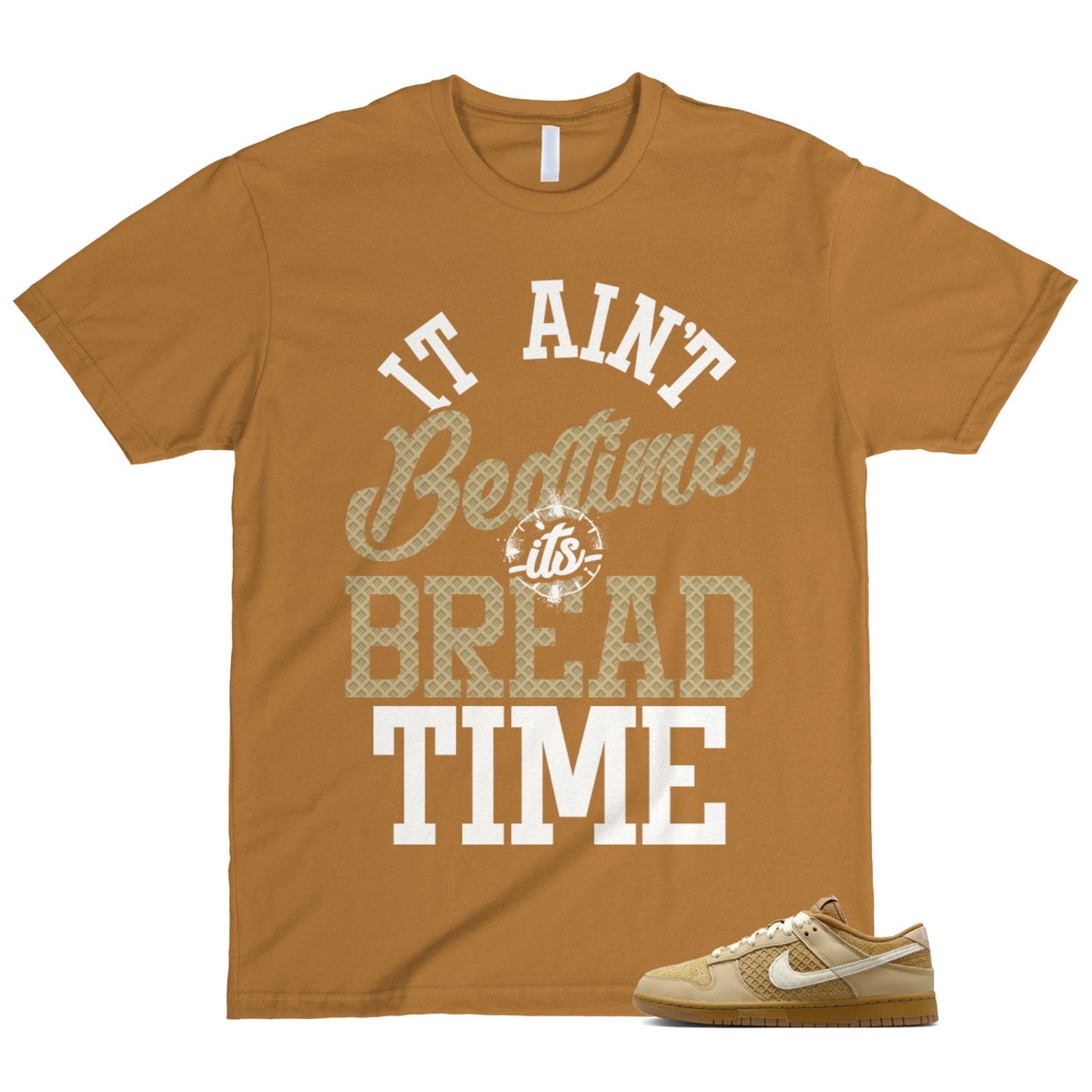 Dunk Waffle Wheat Coconut Milk Sesame Black Total Orange Low T Shirt Match BT T-Shirt, Sneaker Match Tee