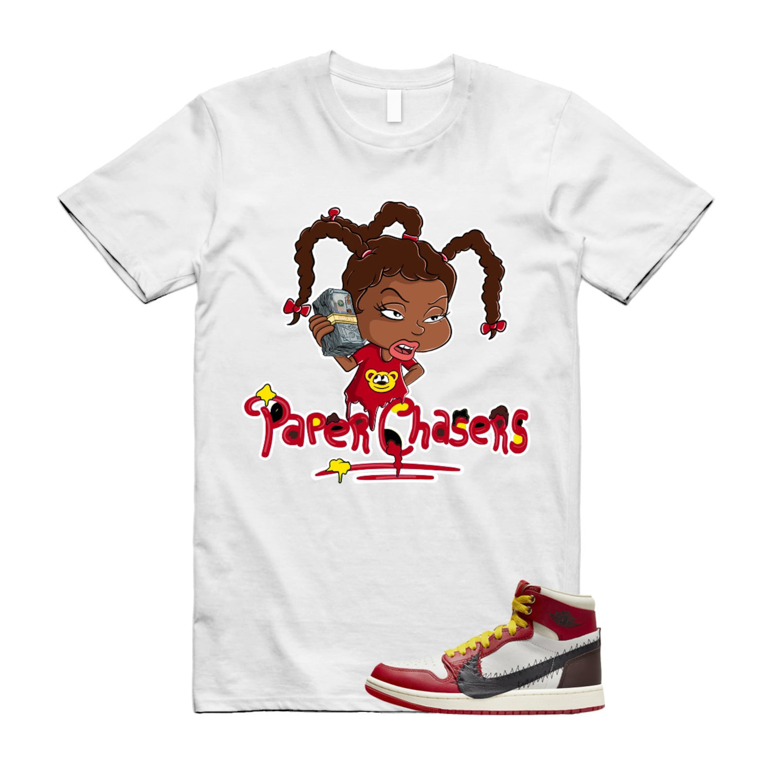 PC T Shirt to match 1 High Zoom Air CMFT 2 Teyana Taylor Rose Harlem WMNS T-Shirt, Sneaker Match Tee