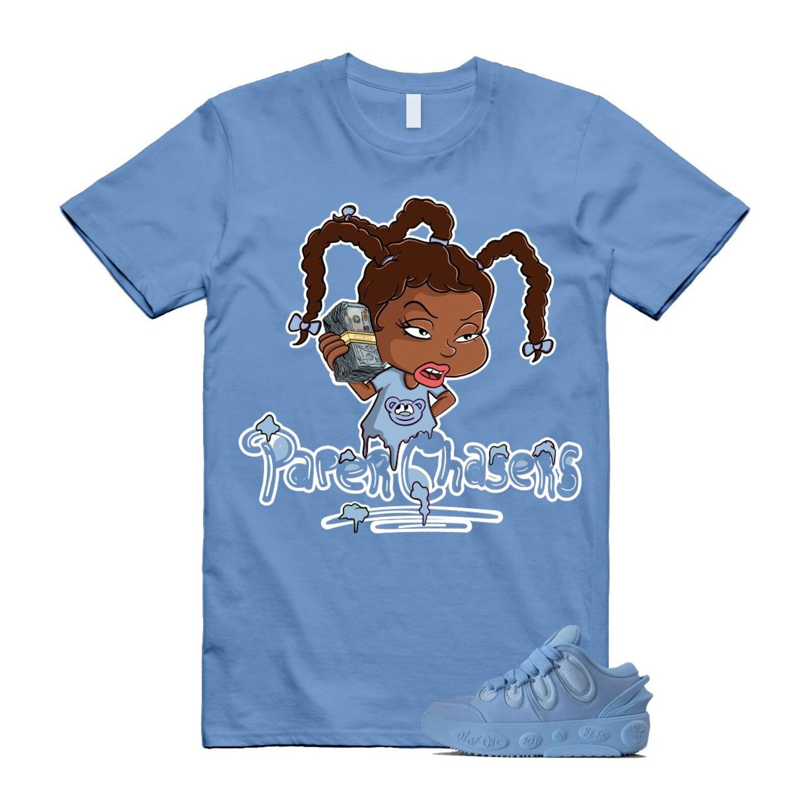 LaMelo Ball Amour 1 of 1 Team Light Blue T Shirt Match PC ,310872-01 T-Shirt, Sneaker Match Tee