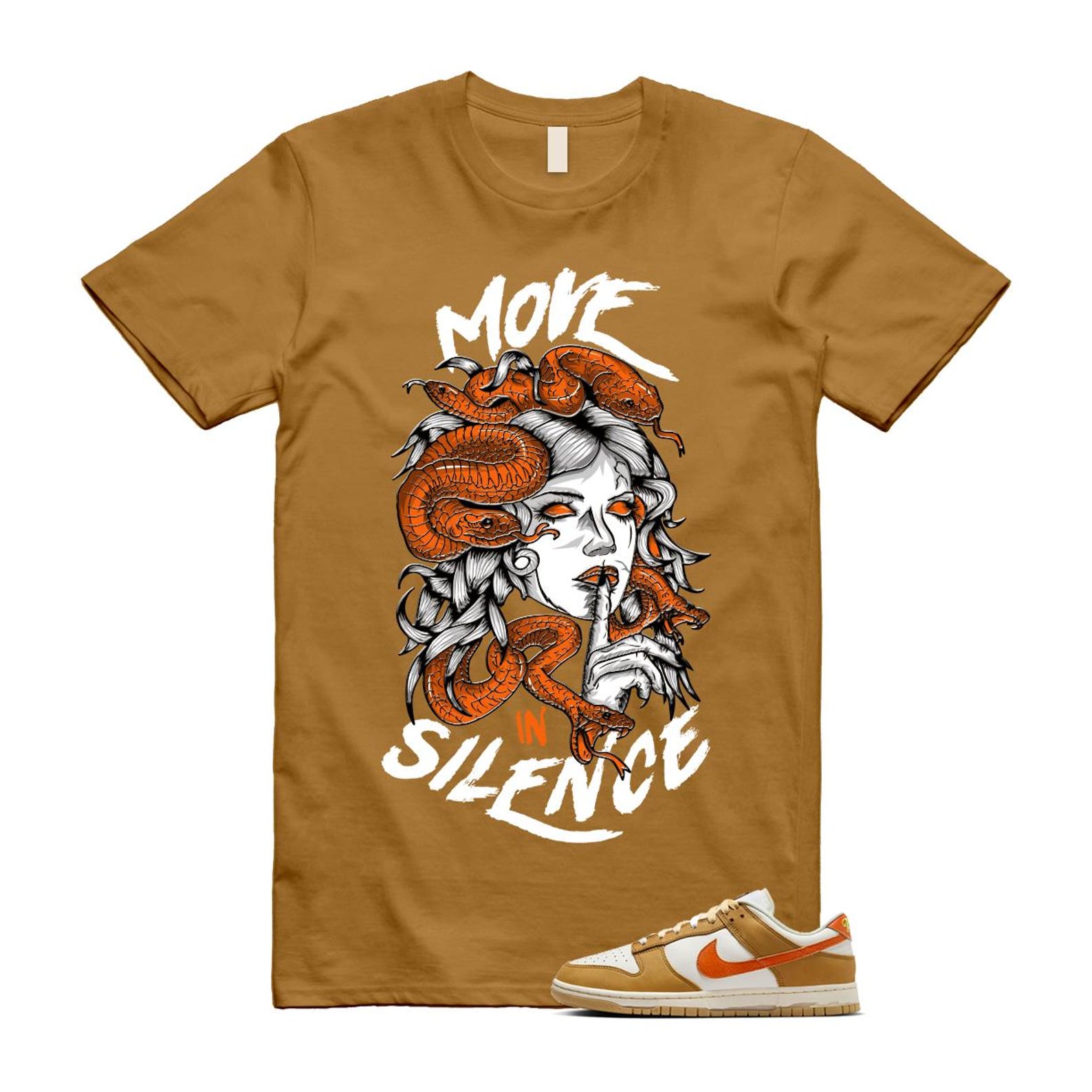 Dunk Wheat Safety Orange Sail Coconut Milk Low Retro T Shirt Match MIS ,HM3729-181 T-Shirt, Sneaker Match Tee
