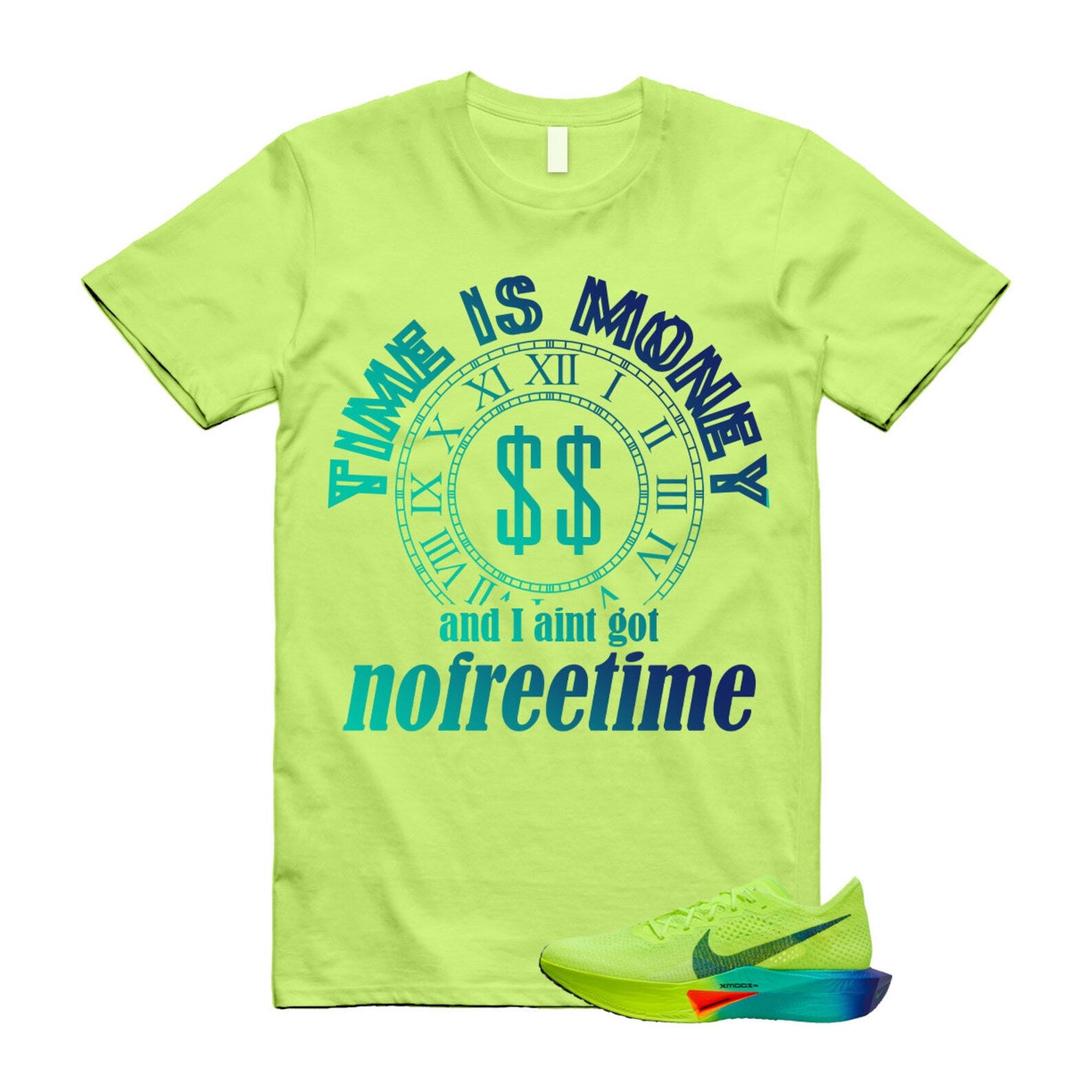 Volt Concord Air Zoom Alphafly 3 Dusty Cactus Total Orange T Shirt Match FREE TIME ,FD8311-700 T-Shirt, Sneaker Match Tee