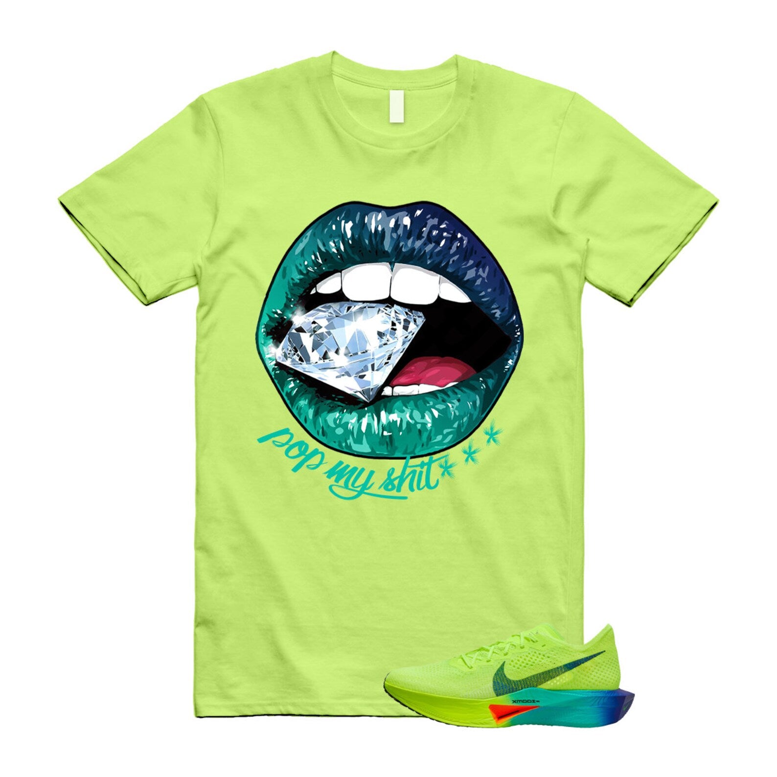 Volt Concord Air Zoom Alphafly 3 Dusty Cactus Total Orange T Shirt Match POP ,FD8311-700 T-Shirt, Sneaker Match Tee