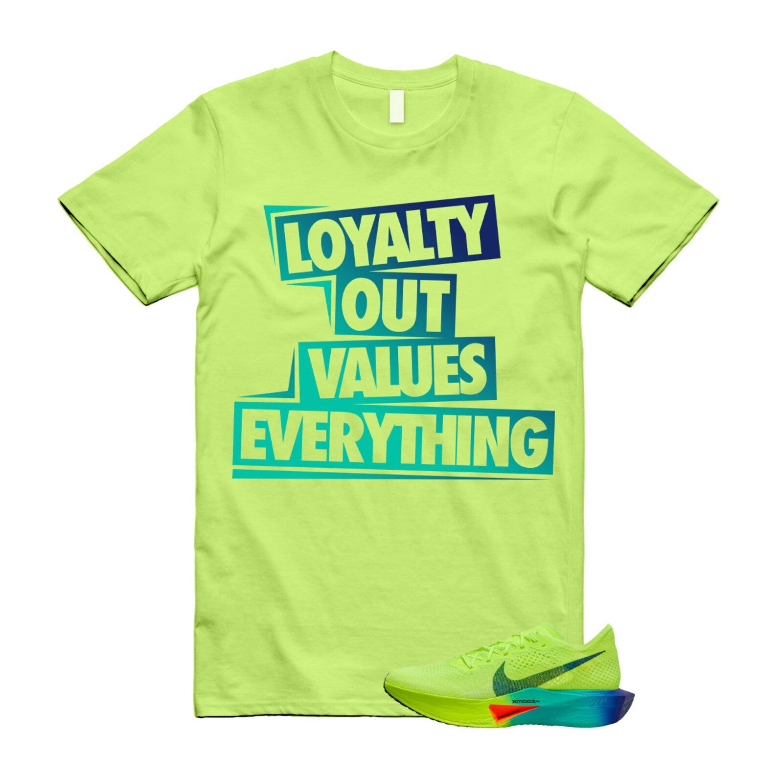 Volt Concord Air Zoom Alphafly 3 Dusty Cactus Total Orange T Shirt Match LOVE ,FD8311-700 T-Shirt, Sneaker Match Tee