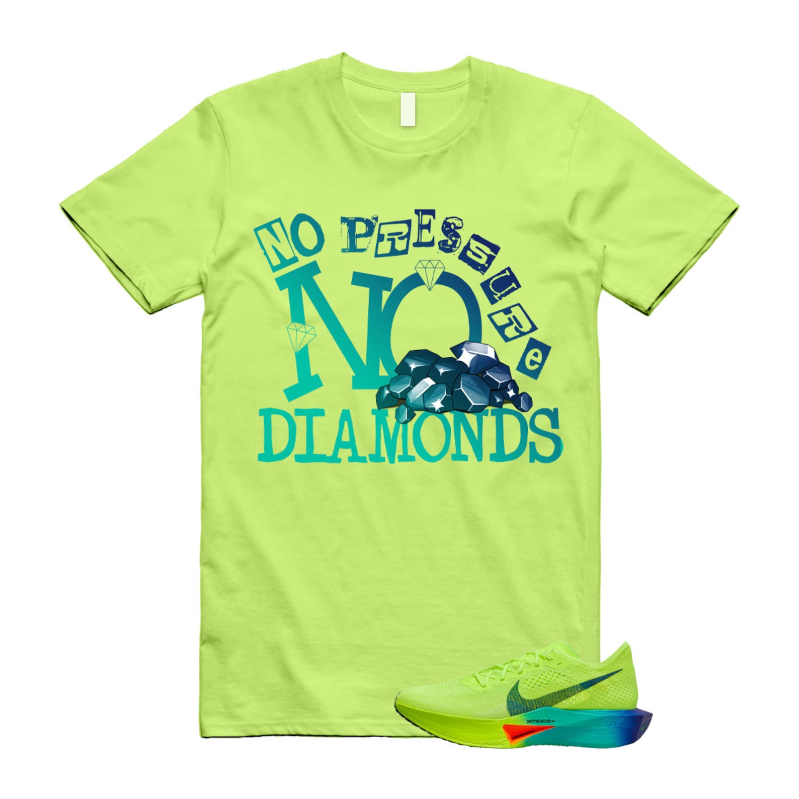 Volt Concord Air Zoom Alphafly 3 Dusty Cactus Total Orange T Shirt Match DIAMOND ,FD8311-700 T-Shirt, Sneaker Match Tee