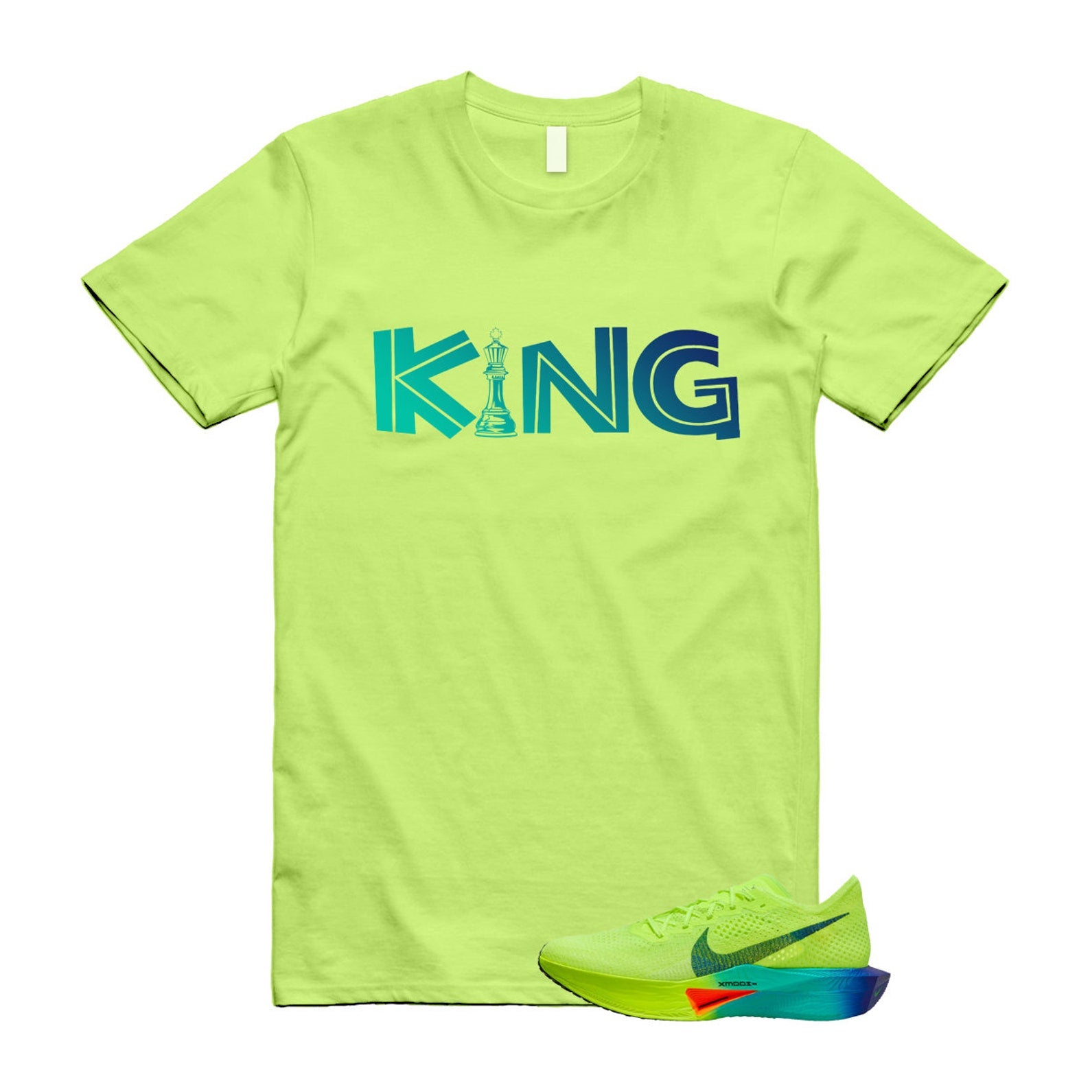 Volt Concord Air Zoom Alphafly 3 Dusty Cactus Total Orange T Shirt Match KING ,FD8311-700 T-Shirt, Sneaker Match Tee