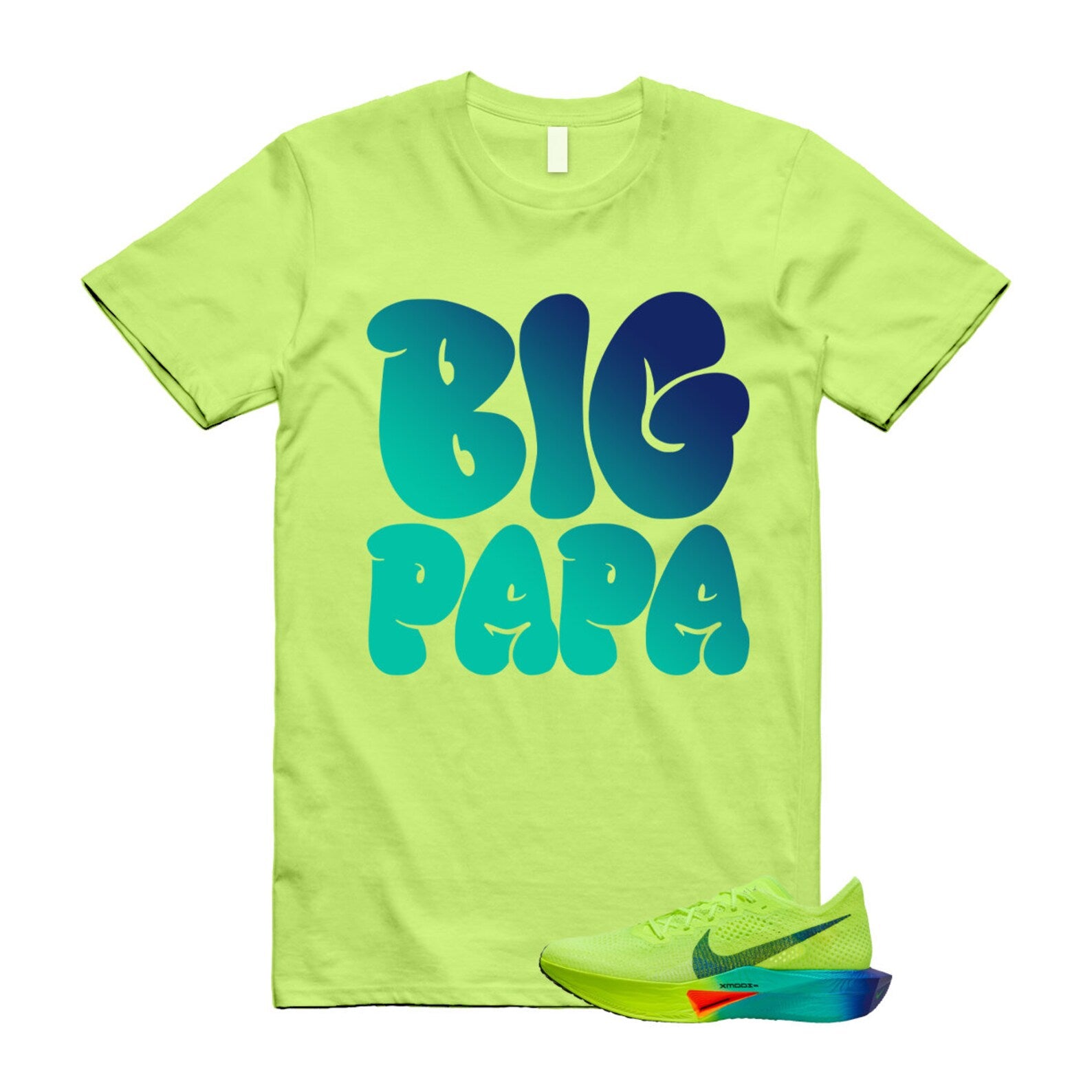 Volt Concord Air Zoom Alphafly 3 Dusty Cactus Total Orange T Shirt Match PAPA ,FD8311-700 T-Shirt, Sneaker Match Tee