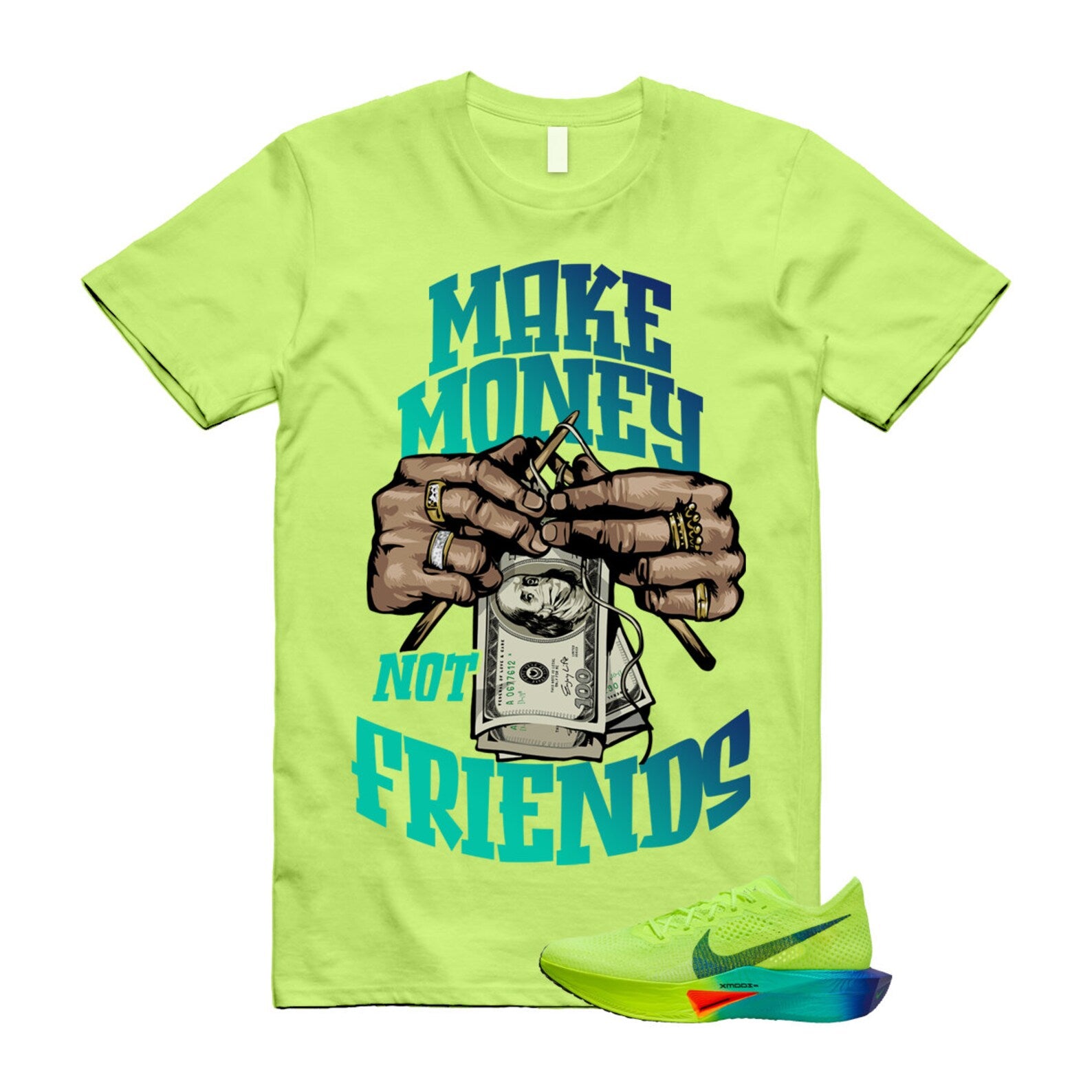 Volt Concord Air Zoom Alphafly 3 Dusty Cactus Total Orange T Shirt Match MM ,FD8311-700 T-Shirt, Sneaker Match Tee