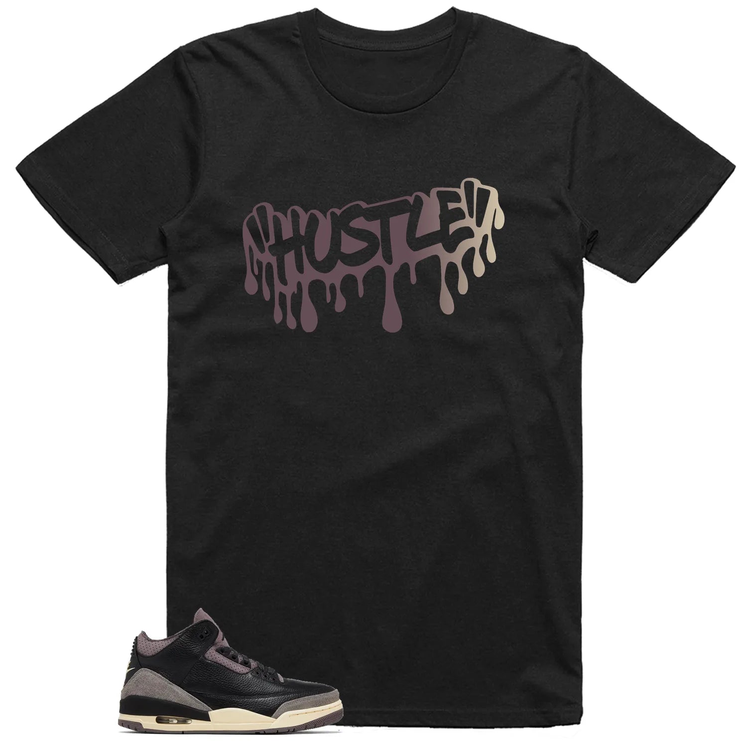 Hustle Shirt to Match Air Jordan 3 While You Were Sleeping FZ4811-001 T-Shirt, Sneaker Match Tee