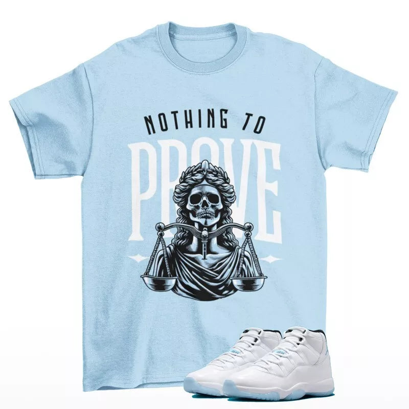 Proof Legend Blue Shirt to Match Jordan 11 Retro Legend Blue CT8012-104 T-Shirt, Sneaker Match Tee