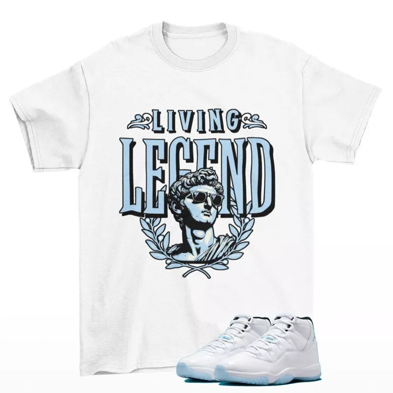 Living Legend Shirt to Match Jordan 11 Retro Legend Blue CT8012-104 T-Shirt, Sneaker Match Tee