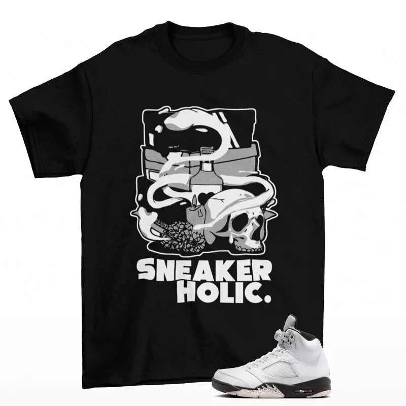 Sneaker Holic Shirt to Match Jordan 5 Retro Reverse Metallic DD0587-110 T-Shirt, Sneaker Match Tee