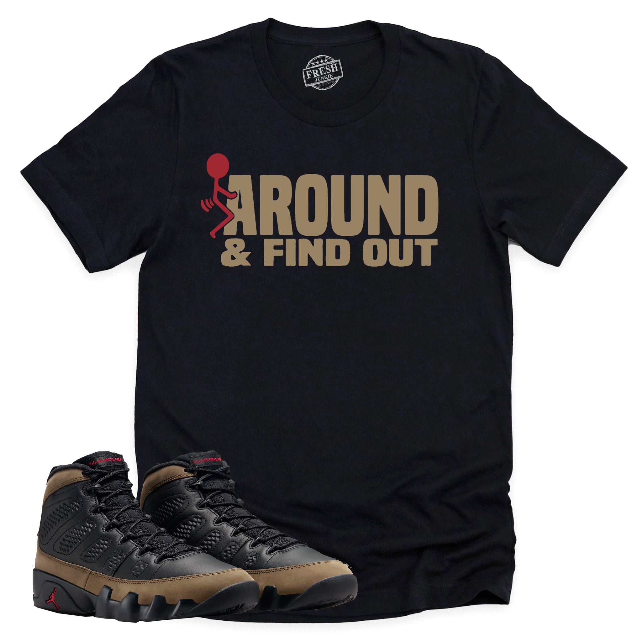 Find Out Shirt, Retro Air Jordan 9 Olive Shirt Match Sneaker ,HV4794-030 T-Shirt, Sneaker Match Tee