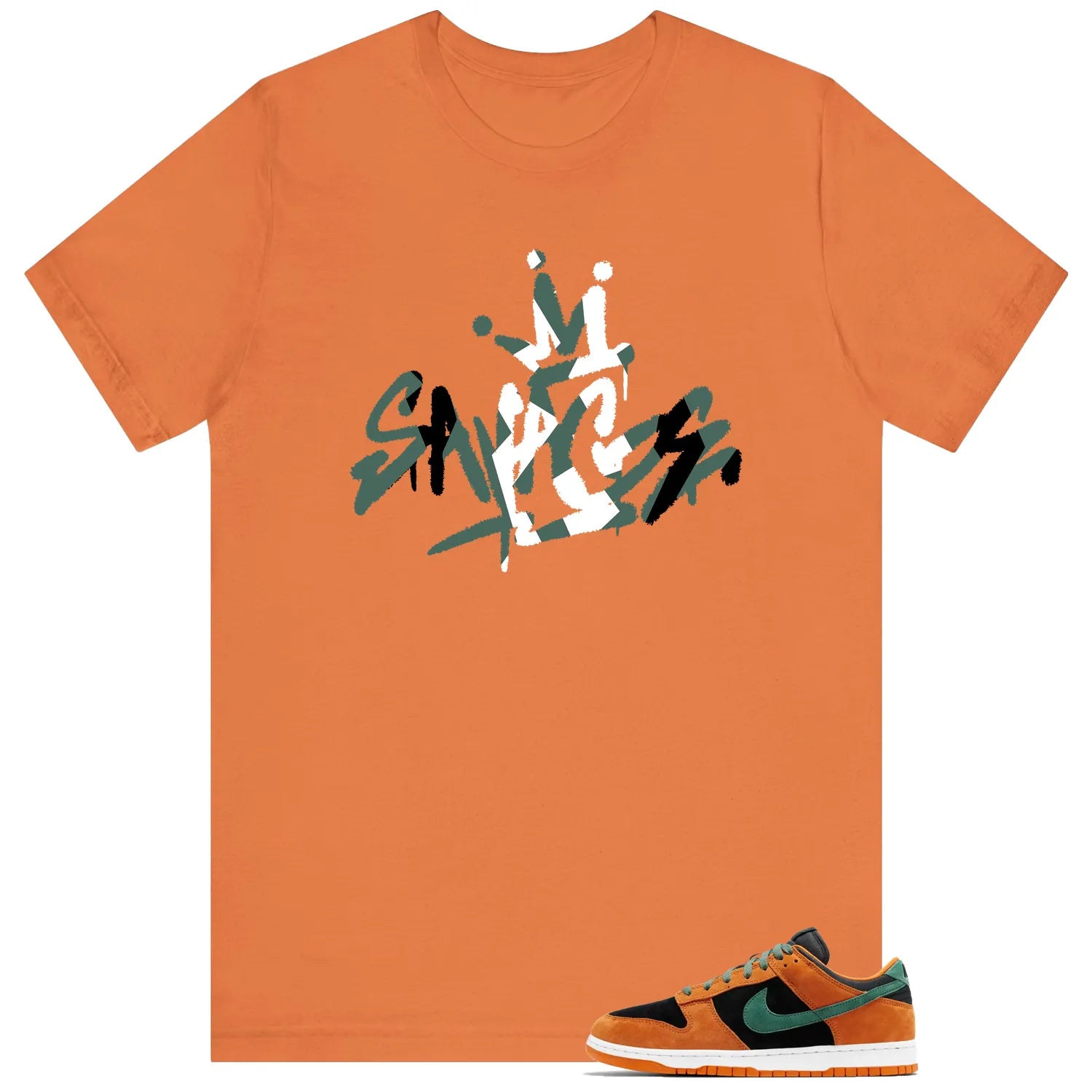 Savage Style Shirt for Dunk Low Ceramic Black Nori  Lovers DA1469-001 T-Shirt, Sneaker Match Tee