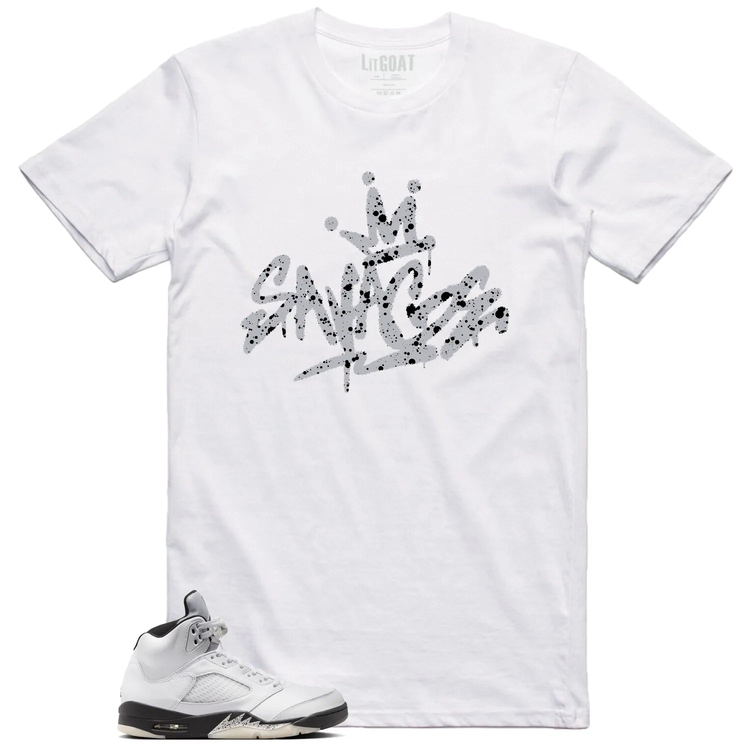 Savage Style Shirt for Air Jordan 5 Reverse Metallic Lovers DD0587-110 T-Shirt, Sneaker Match Tee