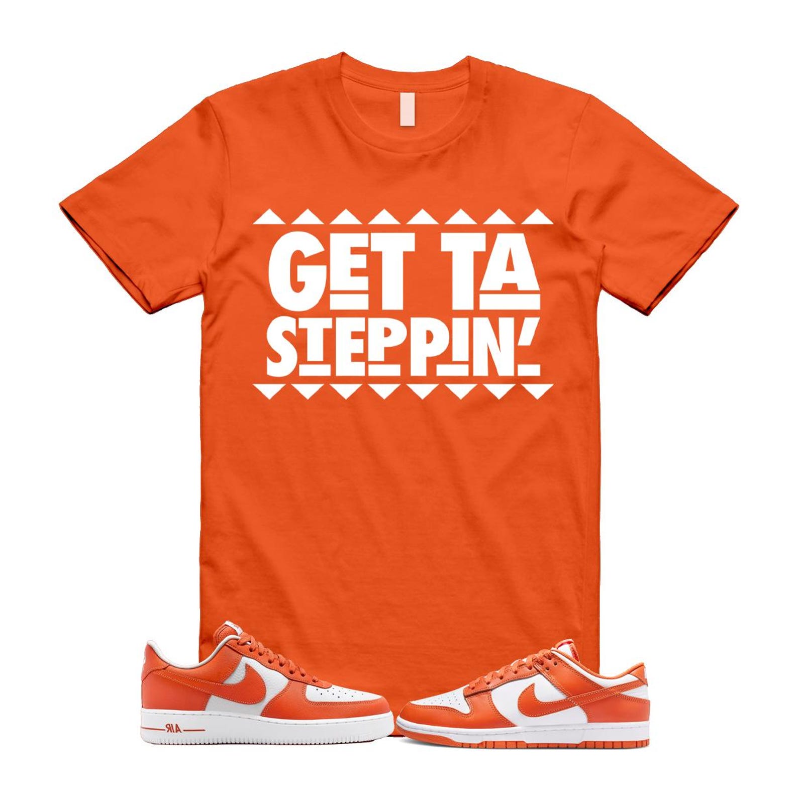 Dunk Cosmic Clay White Orange Low Air Force 1 '07 T Shirt Match GET DV0833-114 T-Shirt, Sneaker Match Tee