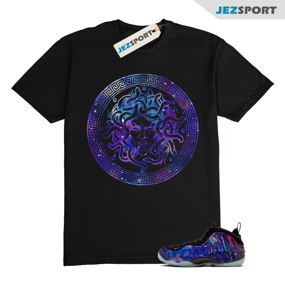 Galaxy Foamposite One Zoom Rookie Obsidian Black Anthracite T-Shirt Match CLP, FQ4303-400 Sneaker Match Tees T-Shirt, Sneaker Match Tee