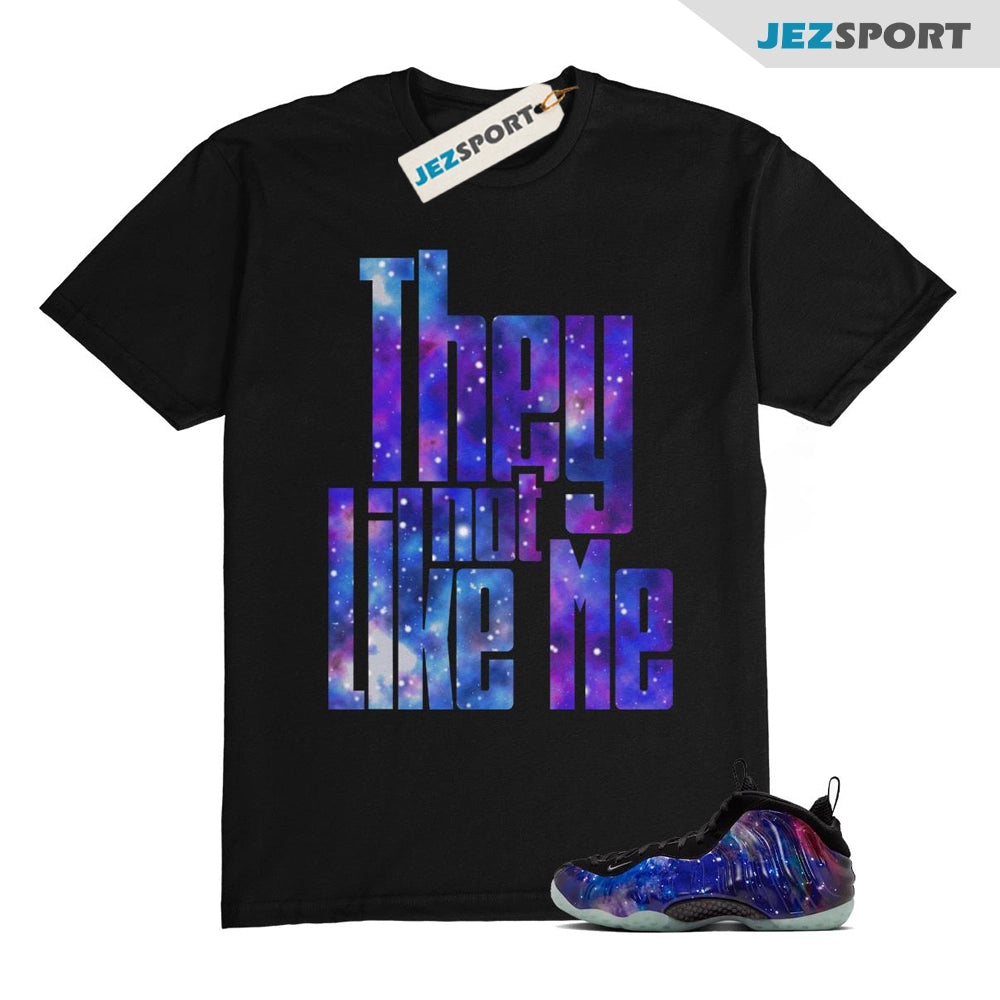 Galaxy Foamposite One Zoom Rookie Obsidian Black Anthracite T-Shirt Match NLM, FQ4303-400 Sneaker Match Tees T-Shirt, Sneaker Match Tee