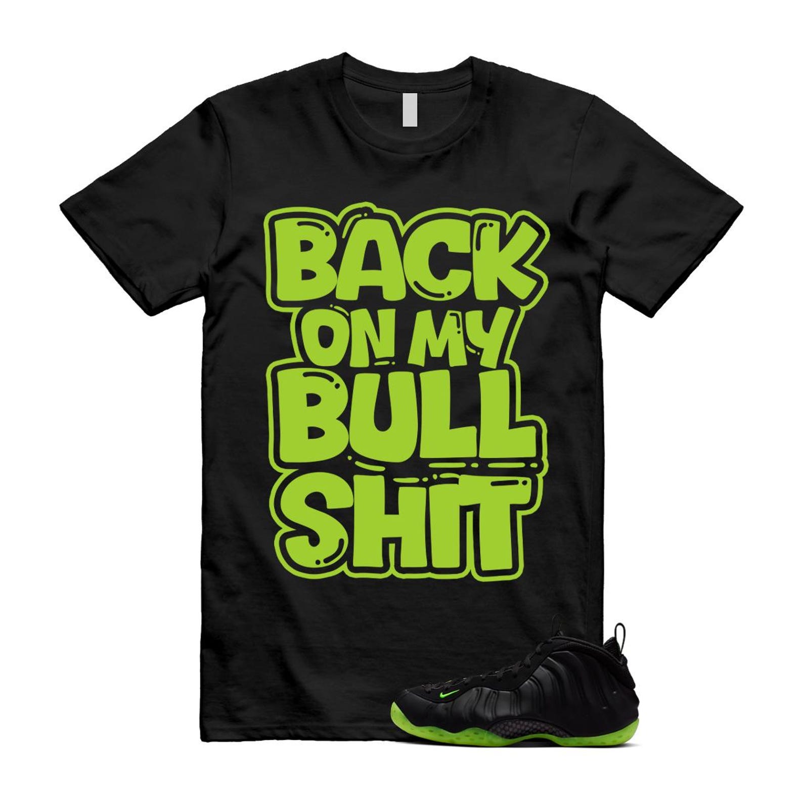 Foamposite Volt Black Air One T Shirt Match BULL HF2902-001 T-Shirt, Sneaker Match Tee