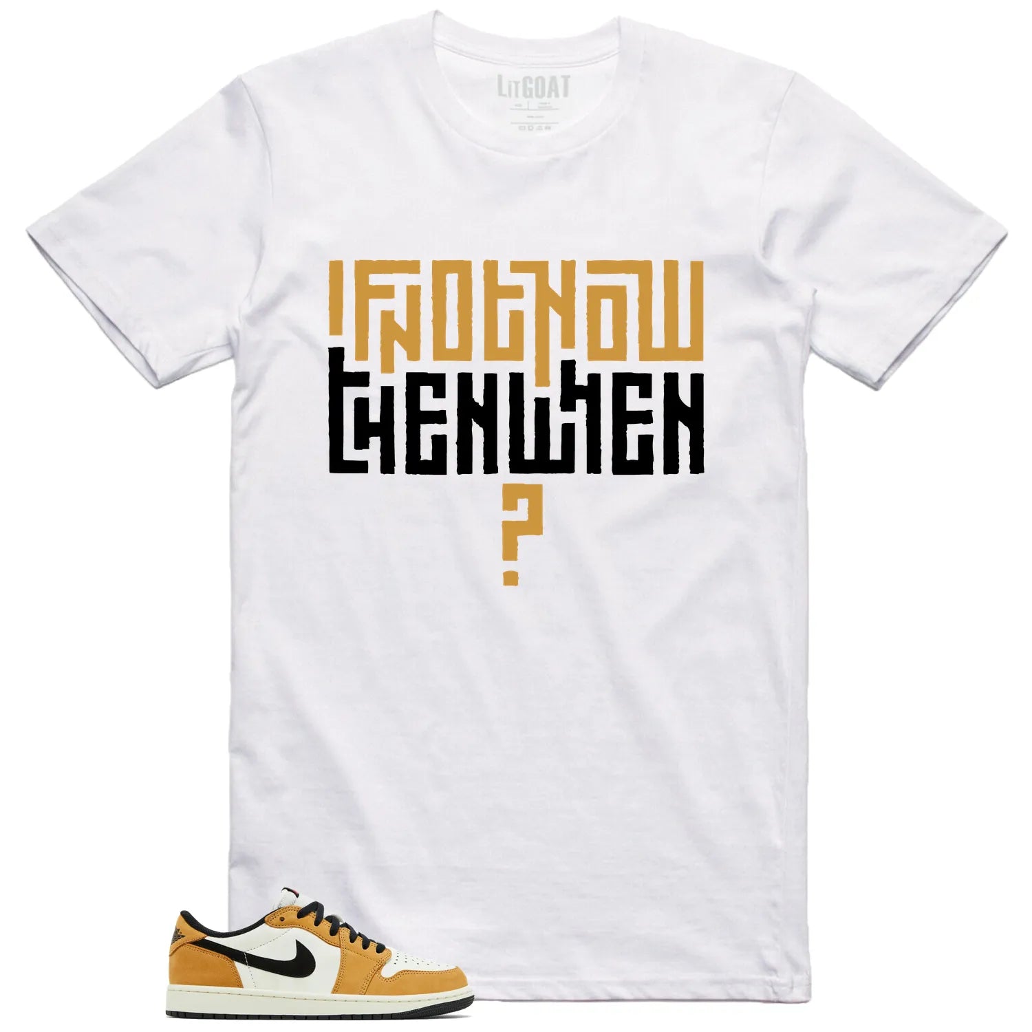 Air Jordan 1 Low OG Rookie of the Year Style T-shirt Motivational Graphic CZ0790-107 T-Shirt, Sneaker Match Tee