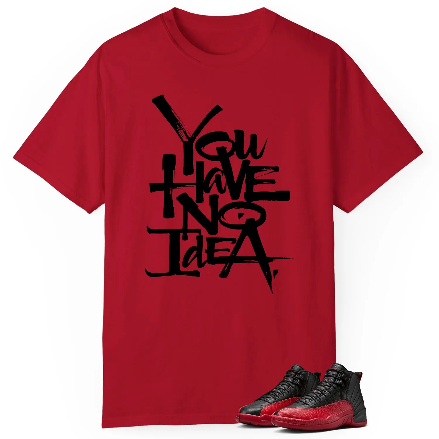 You Have No Idea Tshirt to Match Air Jordan 12 Flu Game Outfit CT8013-002 T-Shirt, Sneaker Match Tee