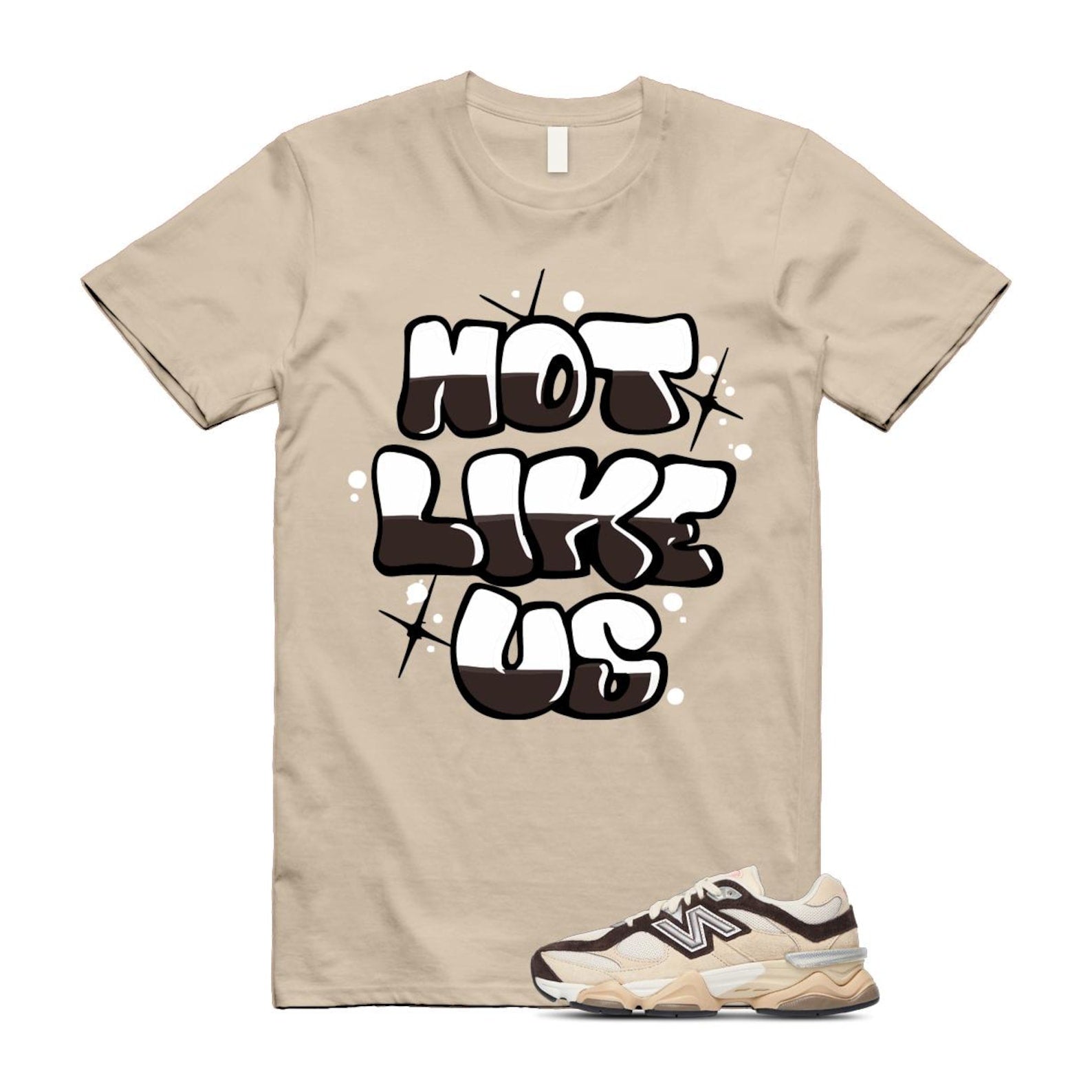 9060 Emerging Brown White T Shirt Match NLU U9060FLP T-Shirt, Sneaker Match Tee