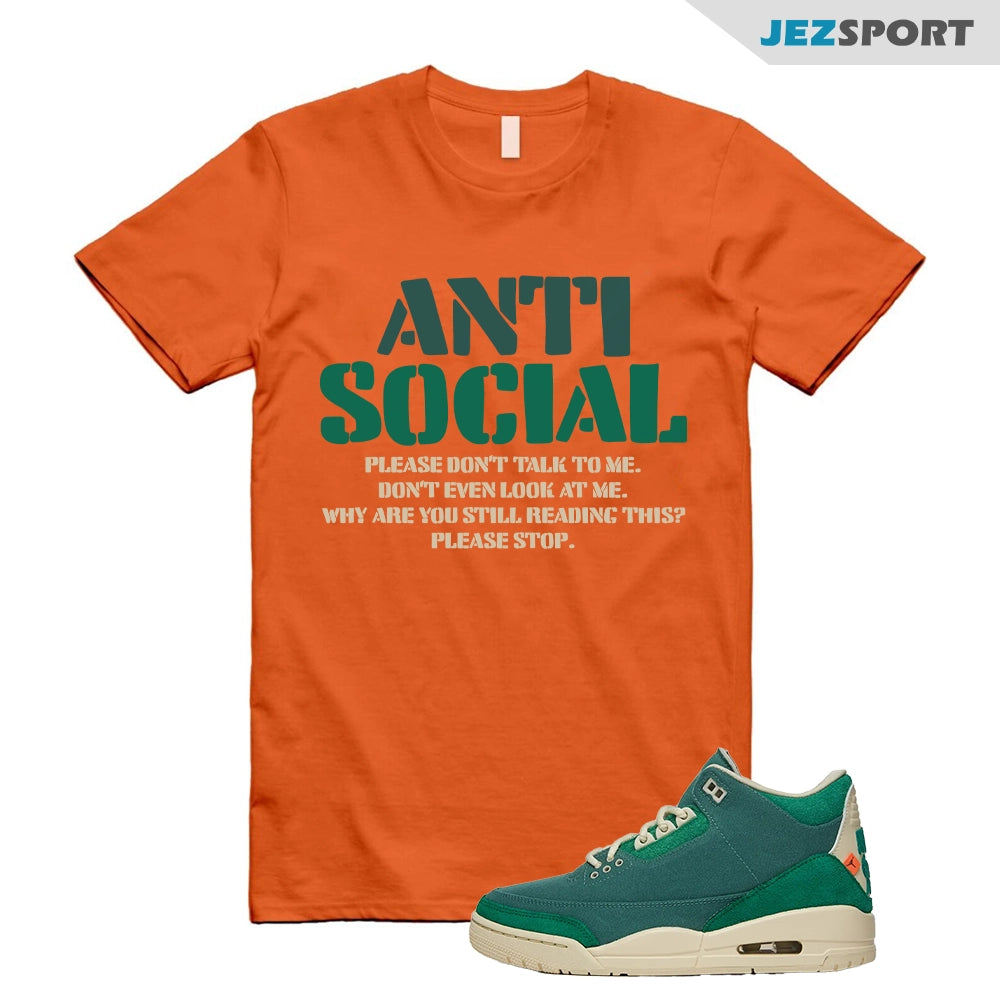 Anti Social To Match Jordan 3 Nina Abney Bicoastal, FZ7974-300 Sneaker Match Tees T-Shirt, Sneaker Match Tee