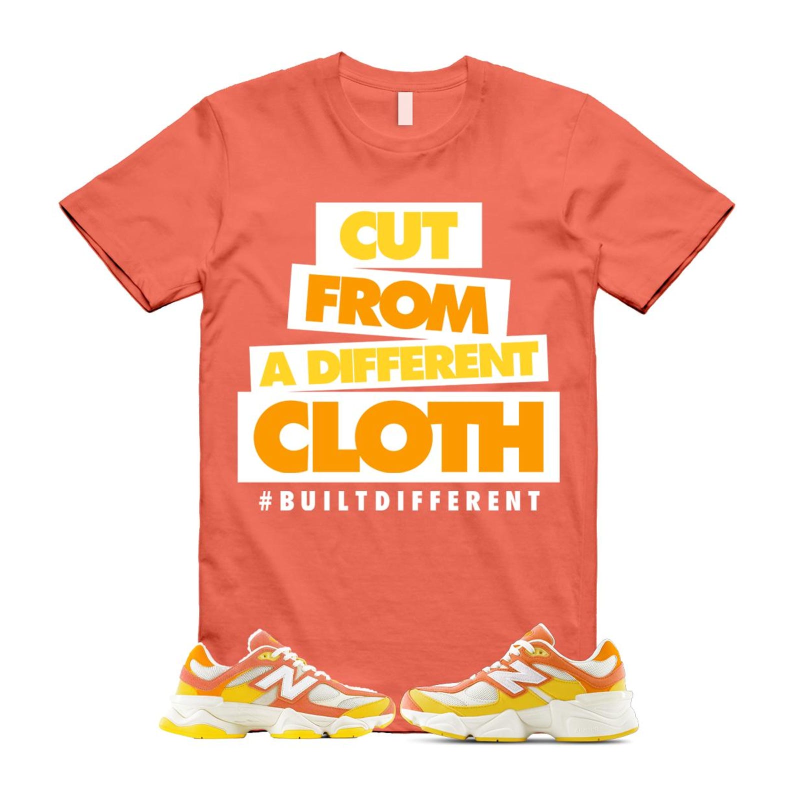 9060 Fluorescent Pink Orange Yellow Citrus Grapefruit Lemon Clementine T Shirt Match CLOTH U9060FLO T-Shirt, Sneaker Match Tee
