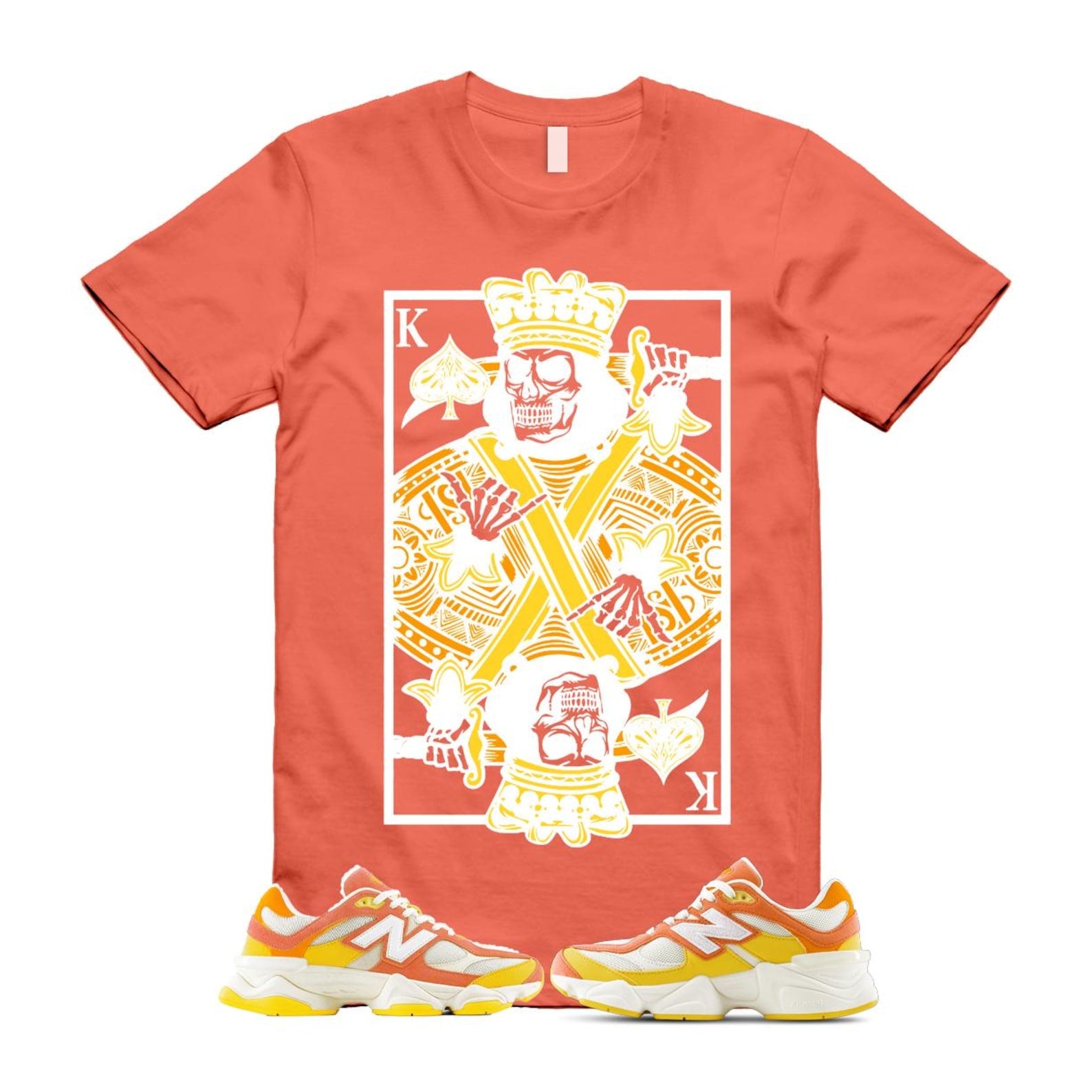 9060 Fluorescent Pink Orange Yellow Citrus Grapefruit Lemon Clementine T Shirt Match KC U9060FLO T-Shirt, Sneaker Match Tee