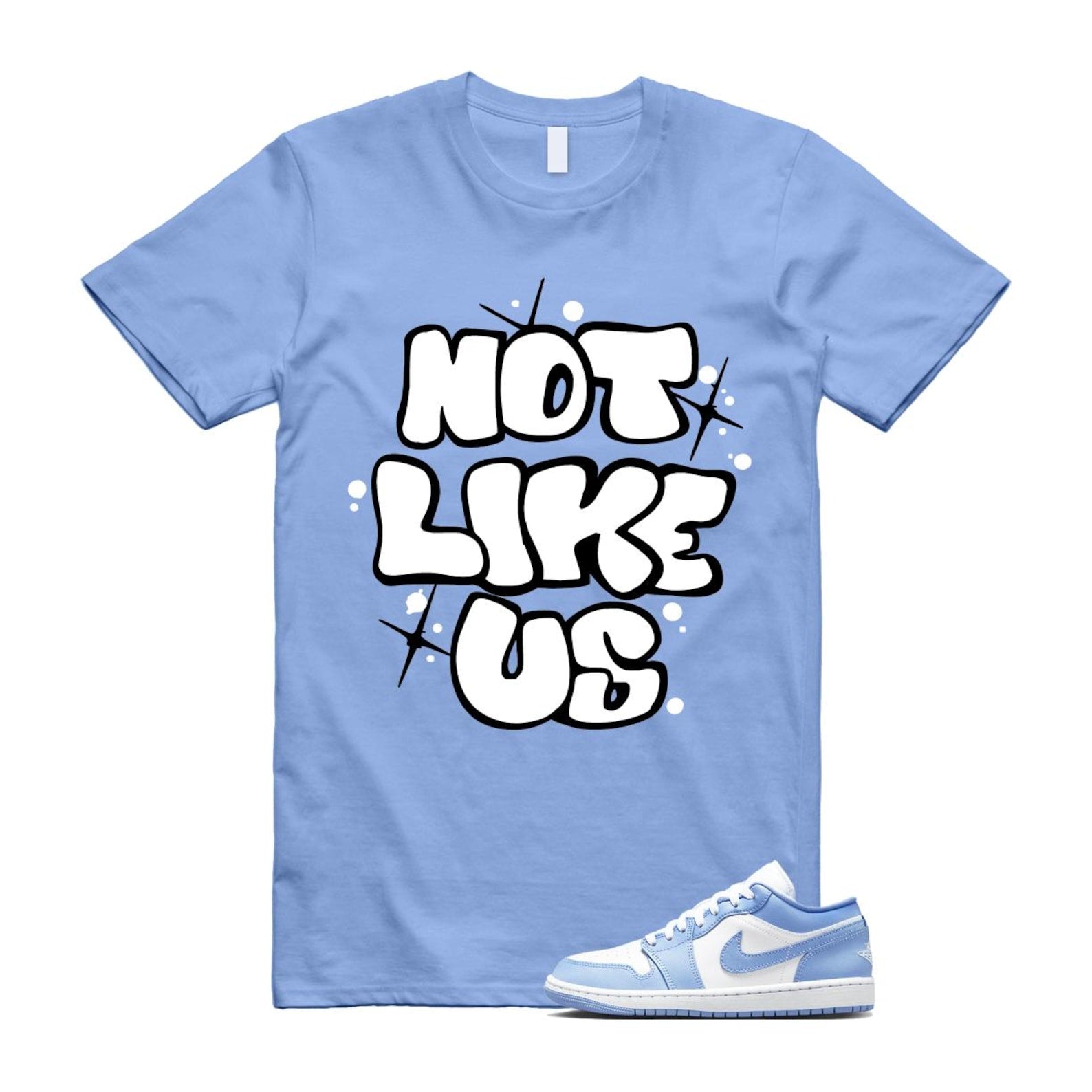 Jordan 1 Low White Aluminum T Shirt Match NLU DC0774-142 T-Shirt, Sneaker Match Tee